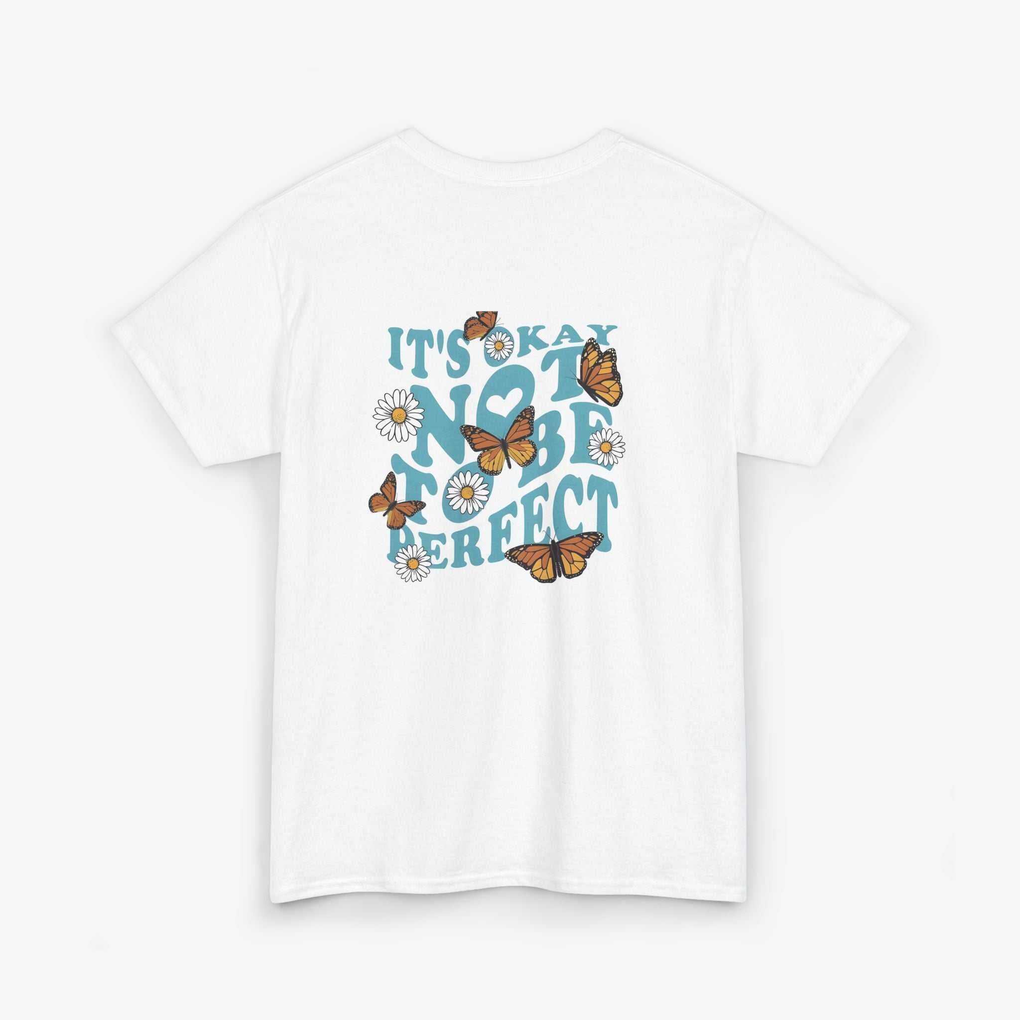 Feel Good Unisex Heavy Cotton Tee - It's Okay Not to Be Perfect
