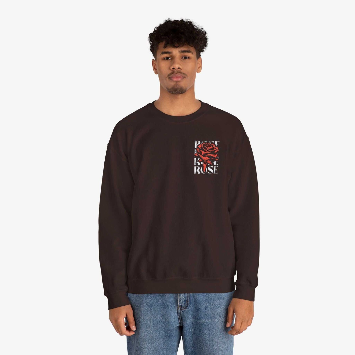 Rose Graphic Unisex Crewneck Sweatshirt