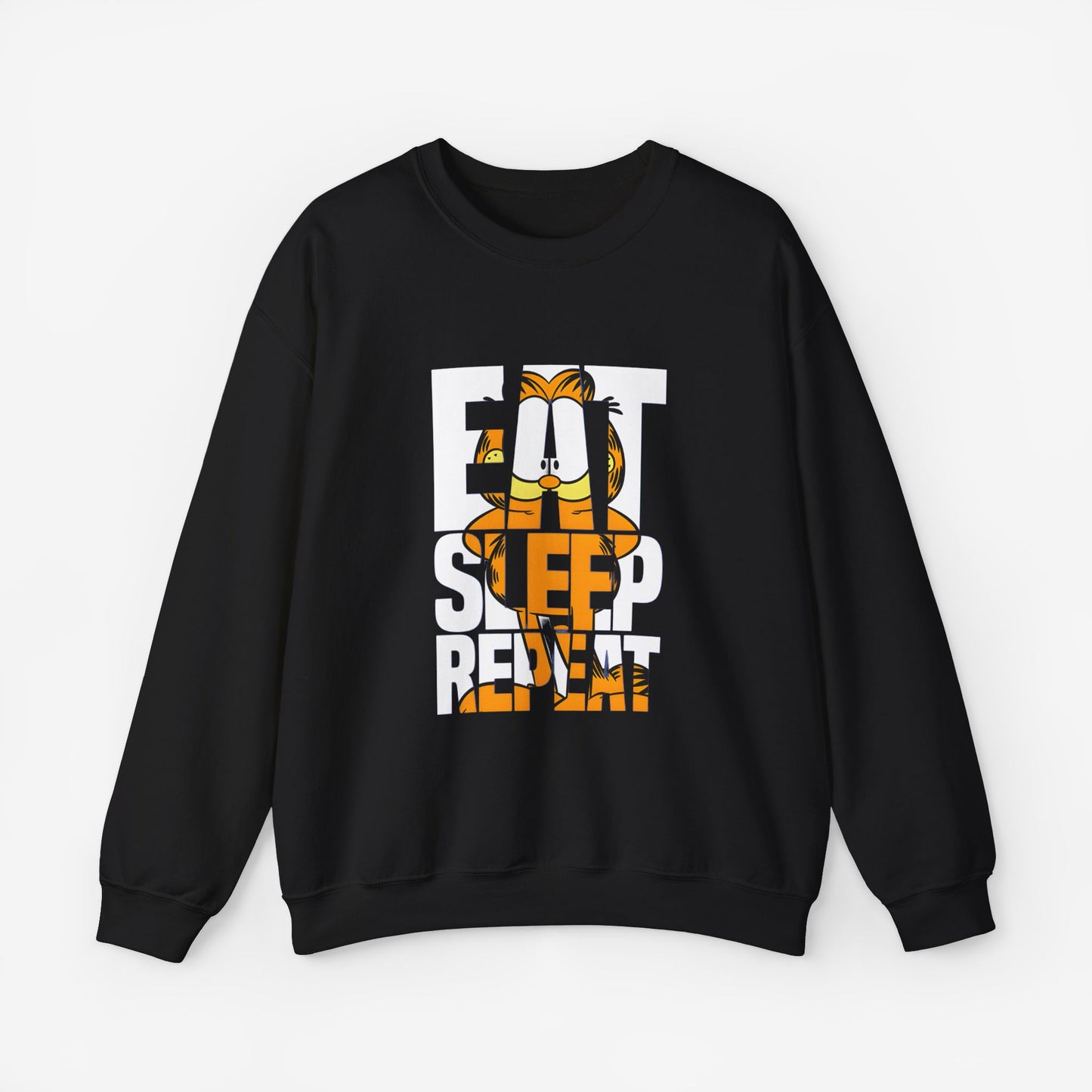EAT SLEEP REPEAT Sweatshirt Black S