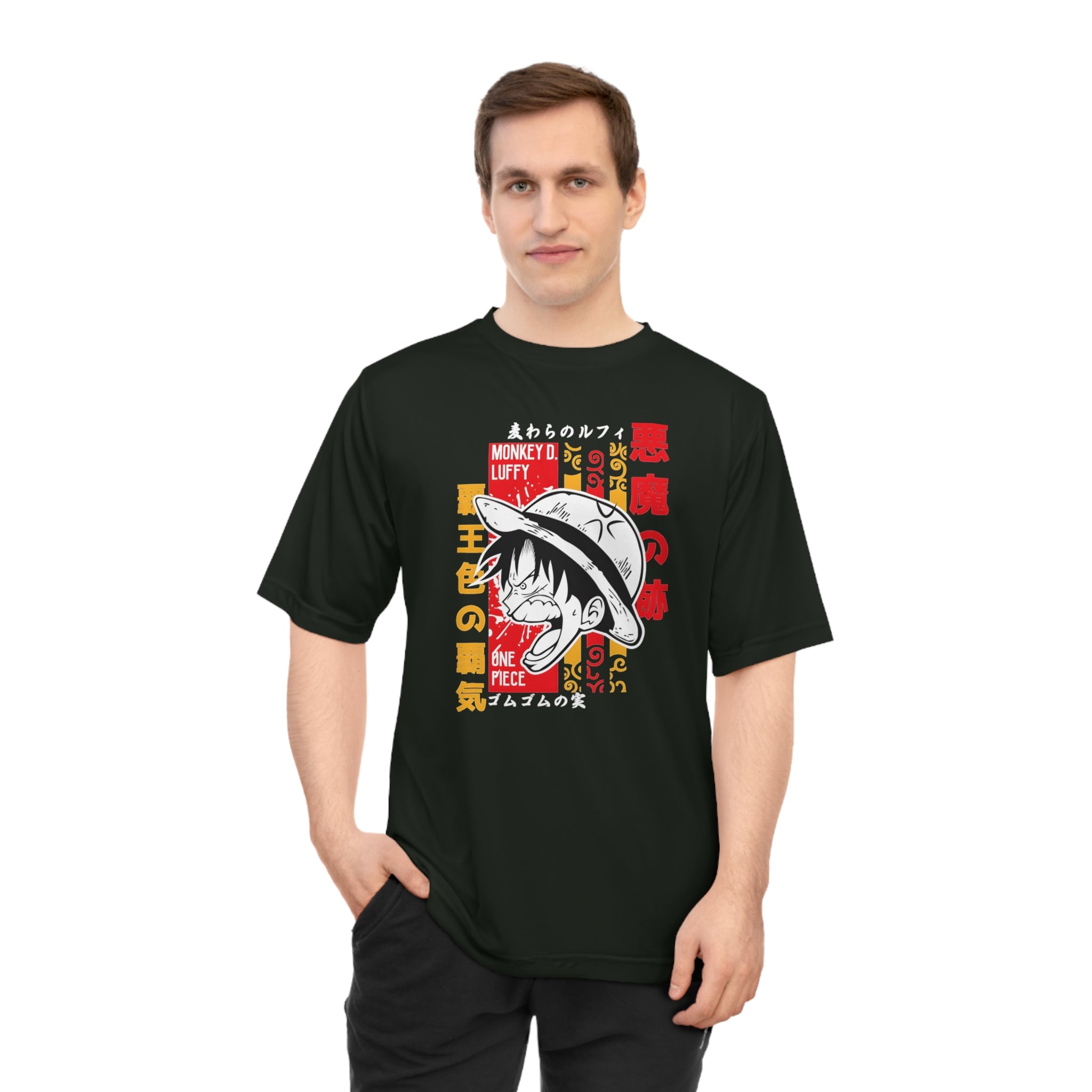 Unisex Anime Graphic Performance T-shirt, Stylish Workout Tee, Casual Wear, Gift for Gamers, Birthday Tee, Everyday Comfort