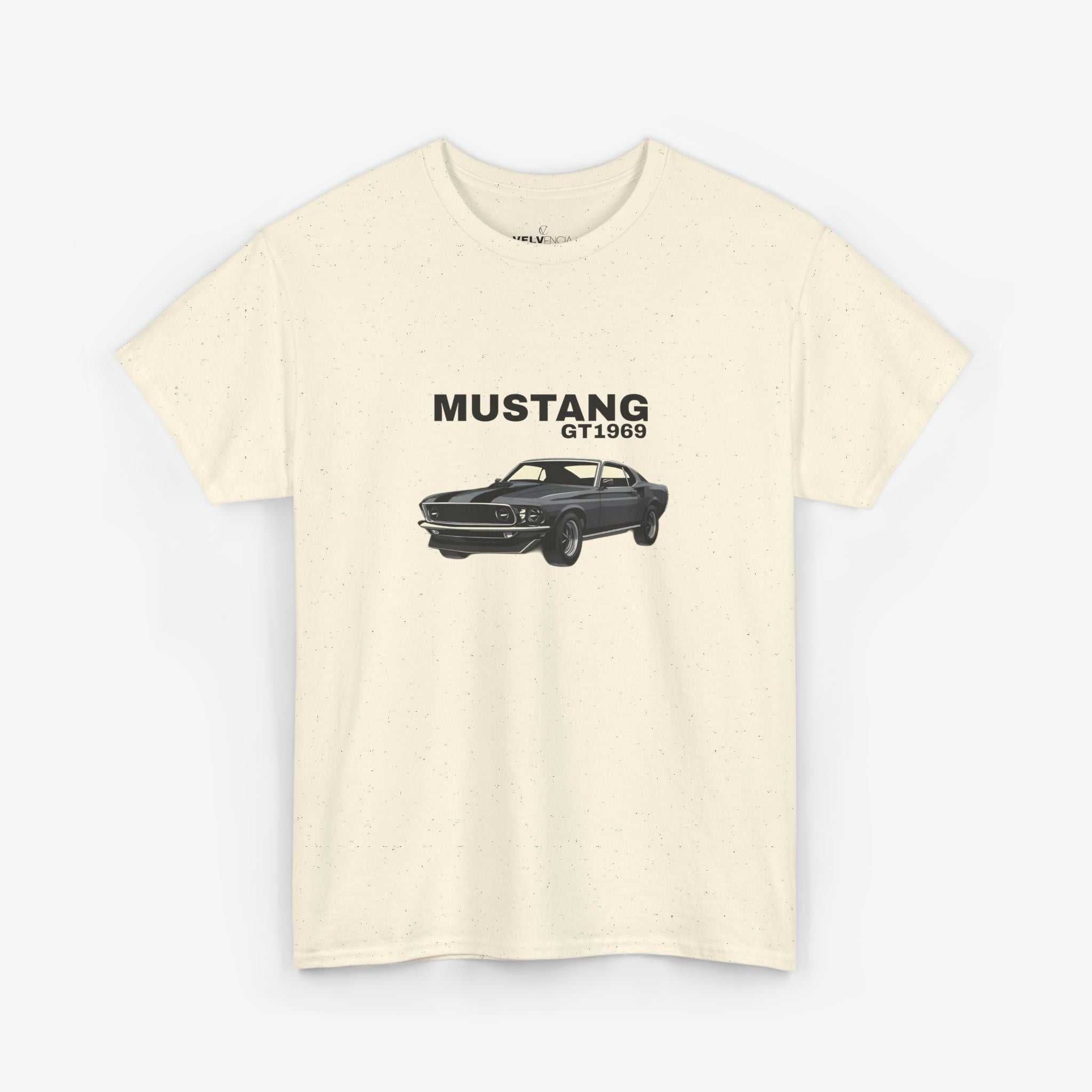 Vintage Mustang GT 1969 Unisex Cotton Tee - Car Lover's Classic