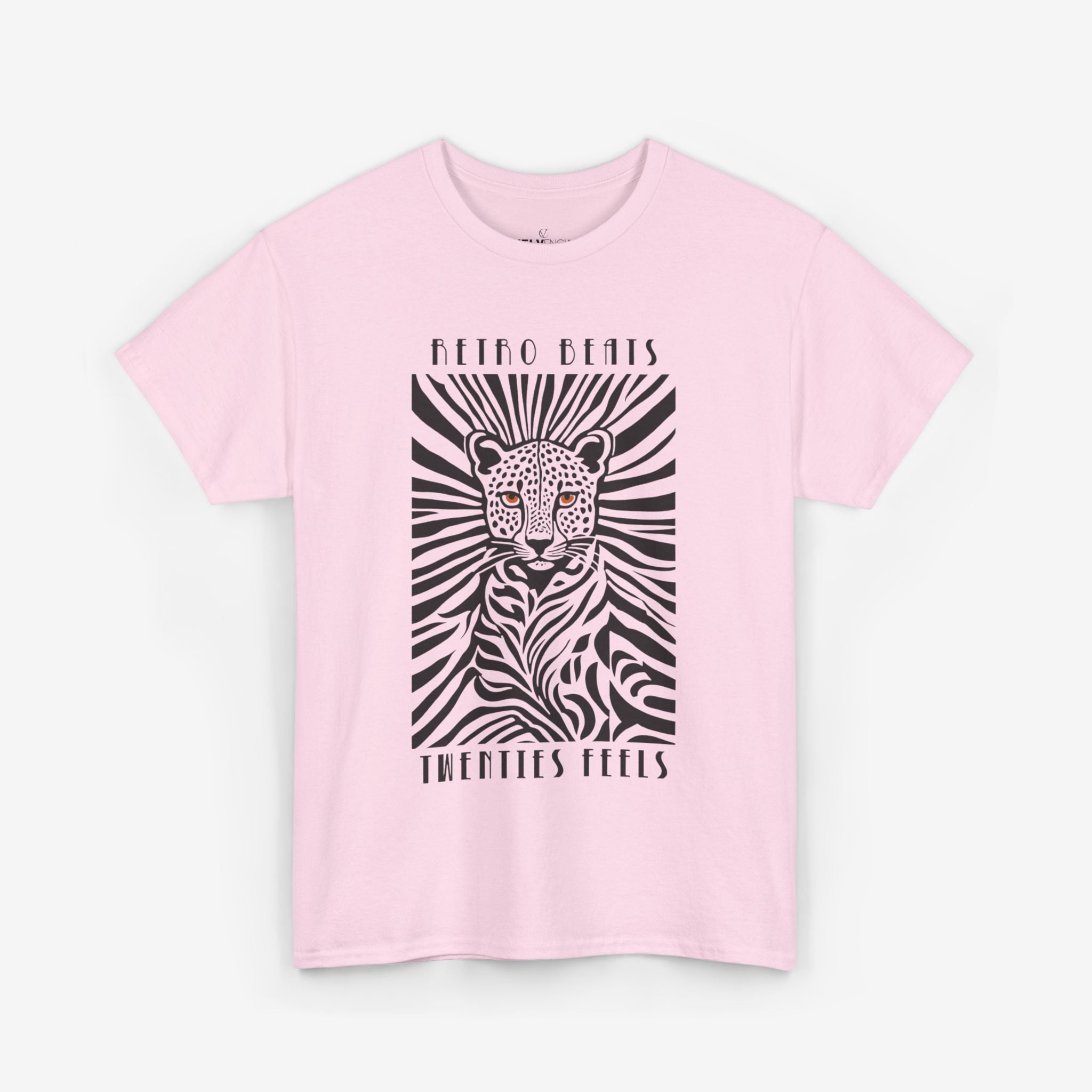 Retro Beats Cotton Tee - Twenties Feels T-Shirt