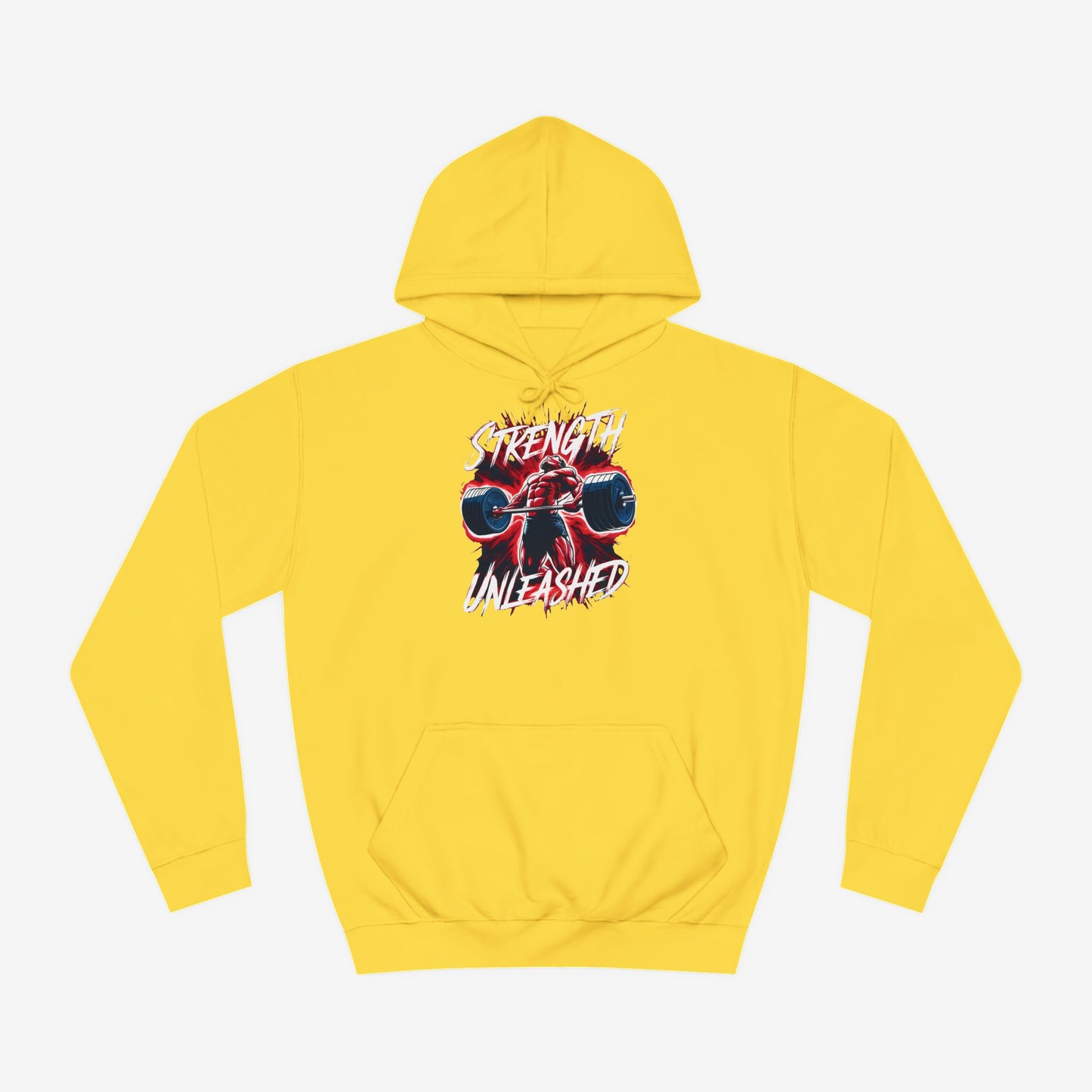 Strength Unleashed Custom Hoodie Design Sun Yellow XS