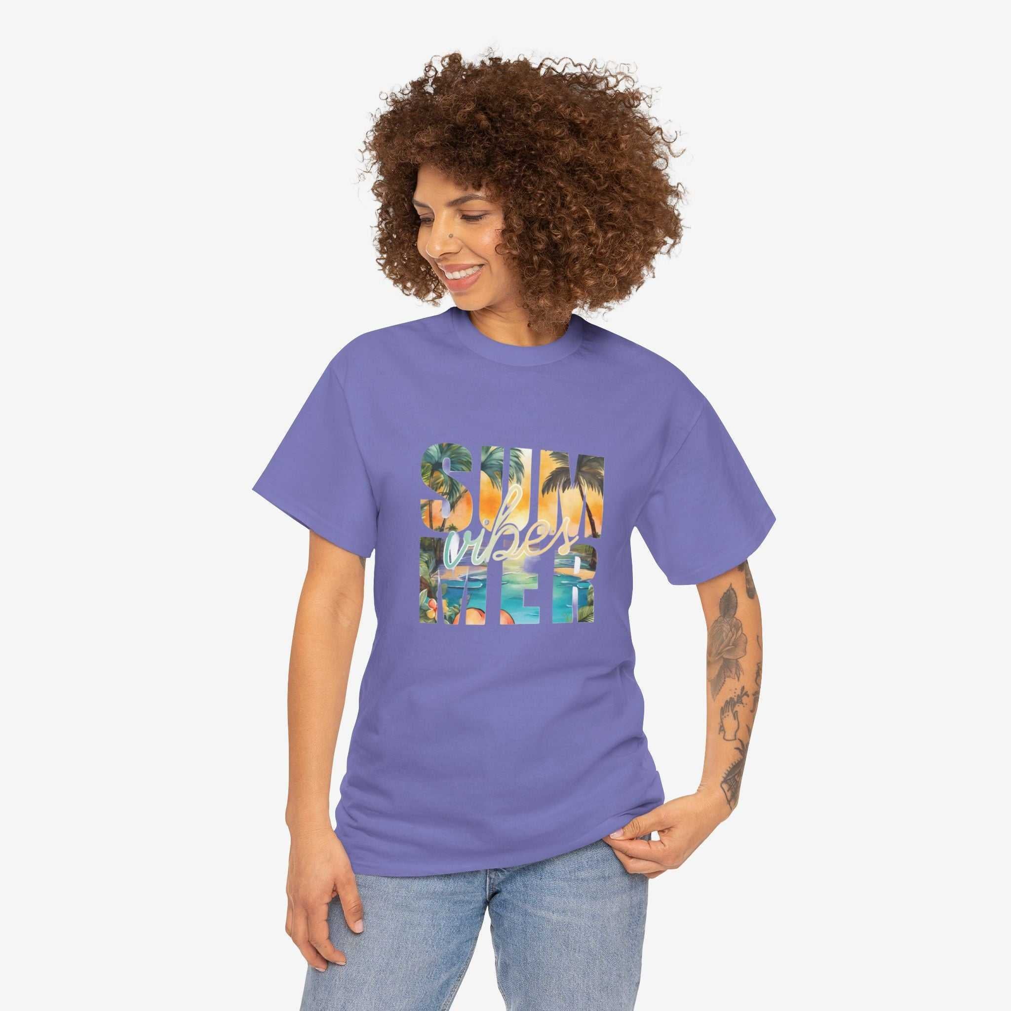 Summer Vibes Unisex Heavy Cotton Tee
