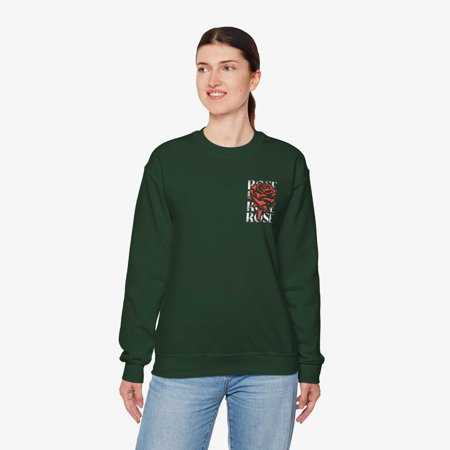 Rose Graphic Unisex Crewneck Sweatshirt