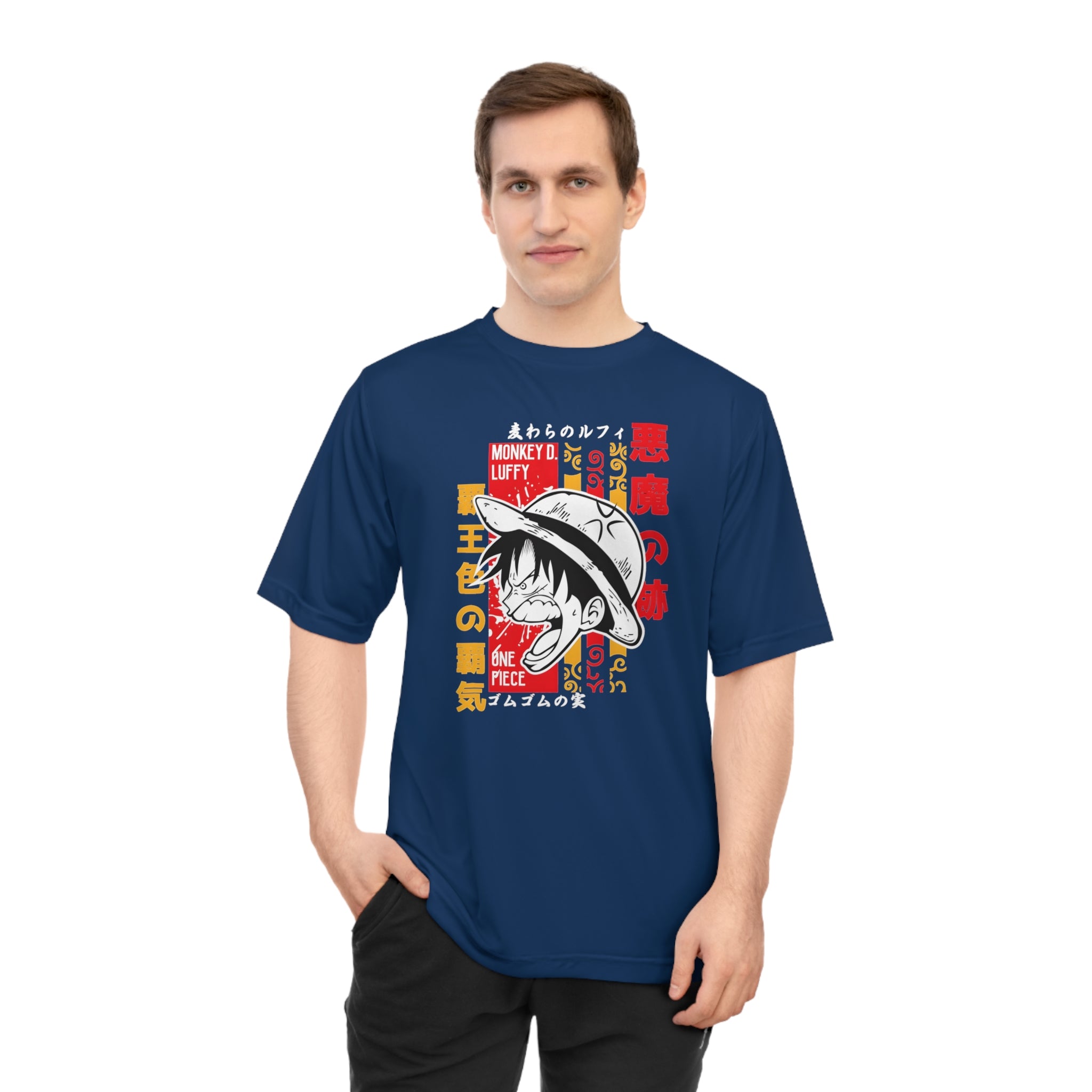 Unisex Anime Graphic Performance T-shirt, Stylish Workout Tee, Casual Wear, Gift for Gamers, Birthday Tee, Everyday Comfort