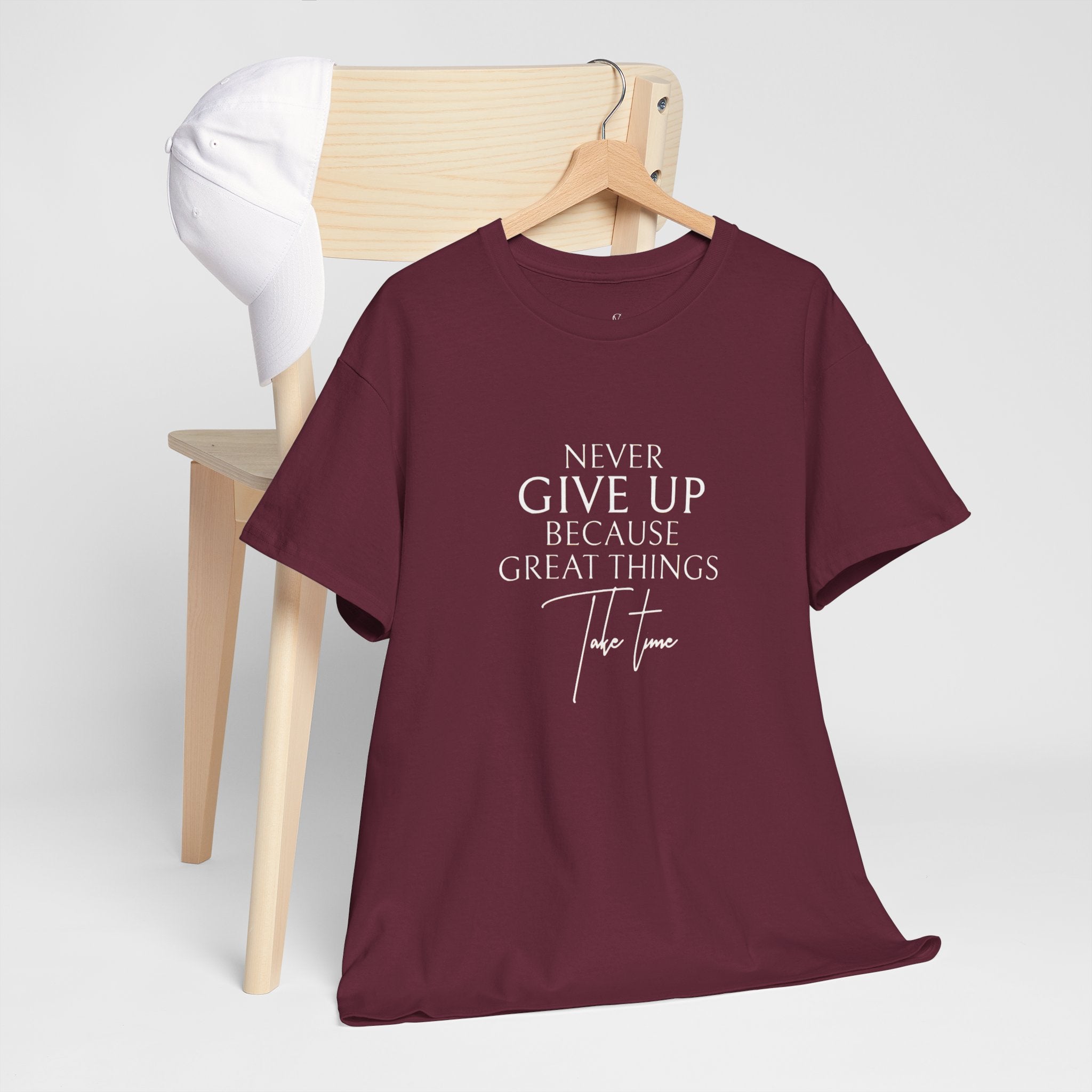 Never Give Up Inspirational T-Shirt