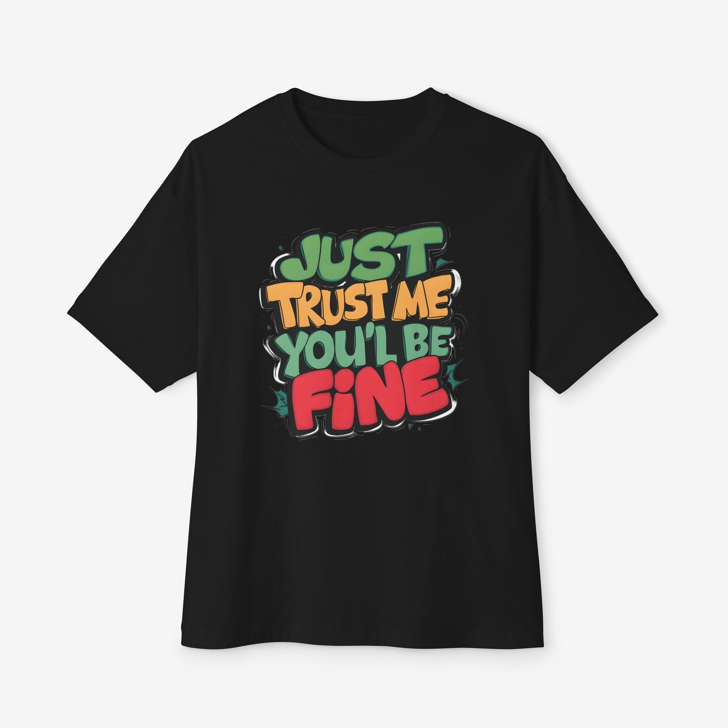 Trust me Oversized Tshirt Black XS