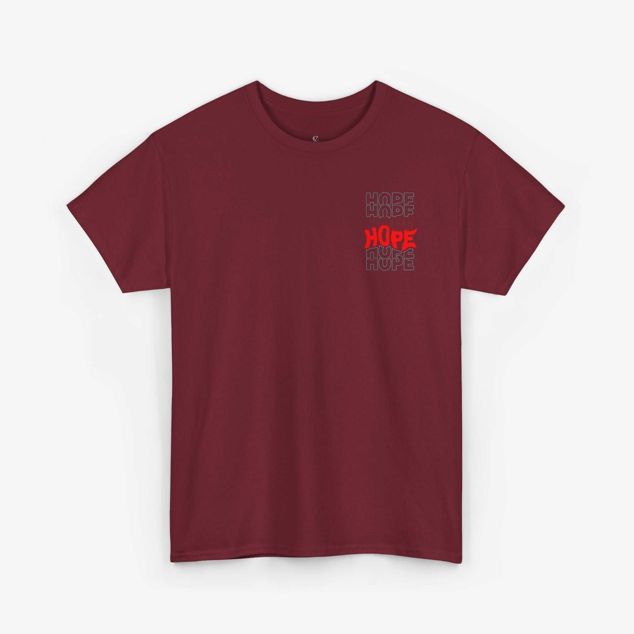 Inspirational Unisex Heavy Cotton Tee - 'Hope' Graphic Shirt