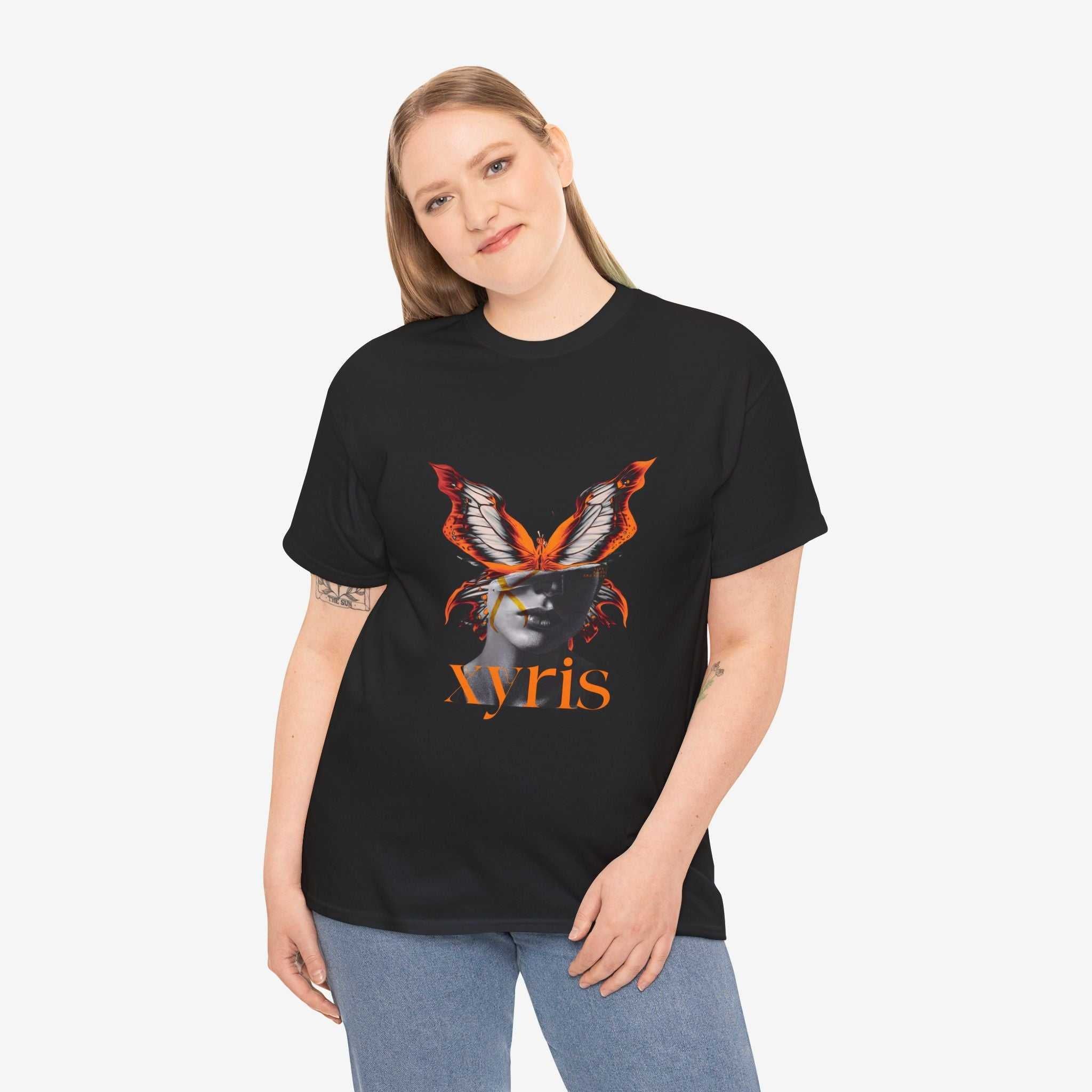 Artistic Butterfly Unisex Heavy Cotton Tee - Xyris Design