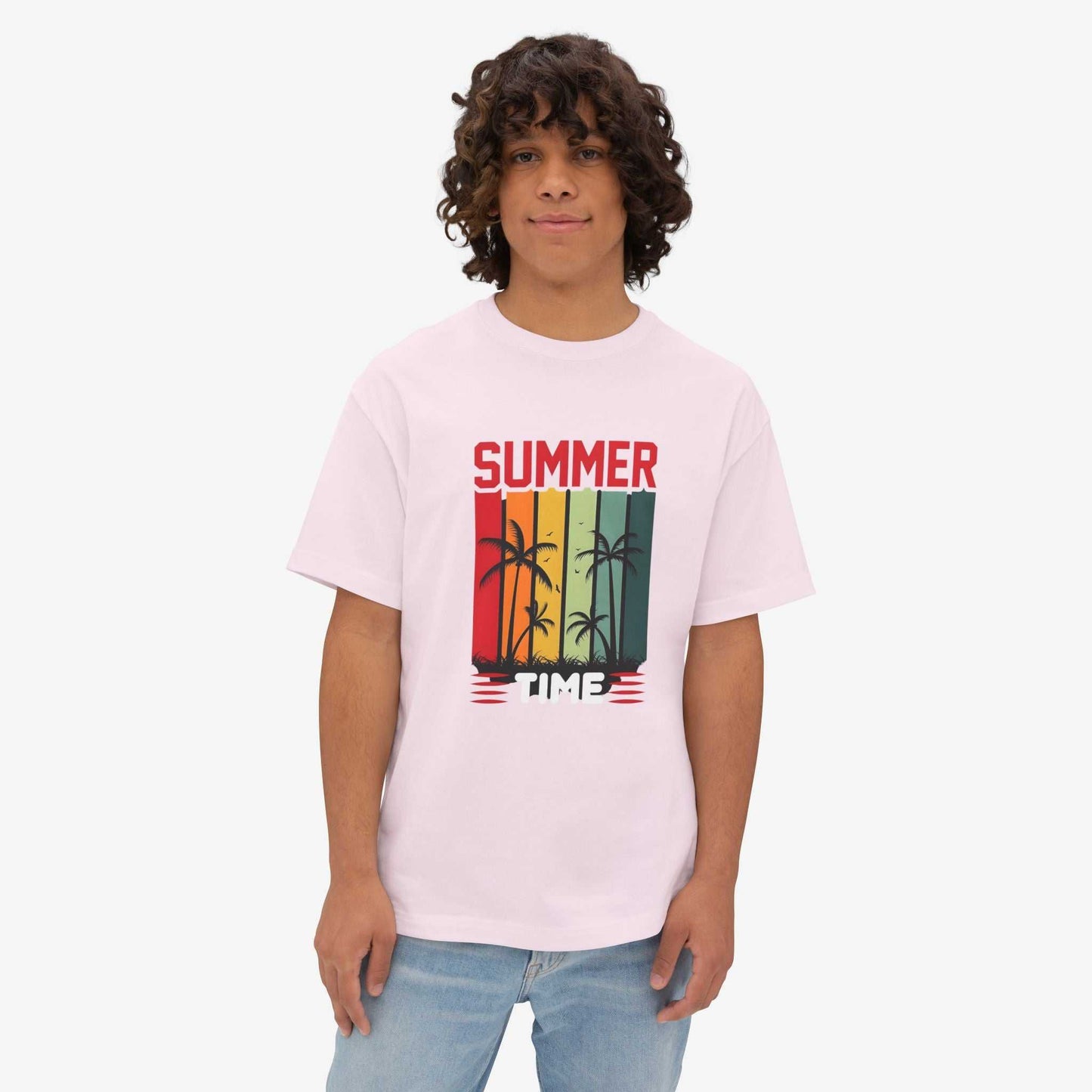 Summer Vibes Unisex Oversized Boxy Tee