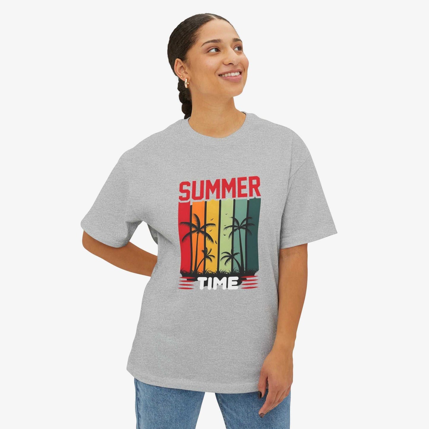 Summer Vibes Unisex Oversized Boxy Tee