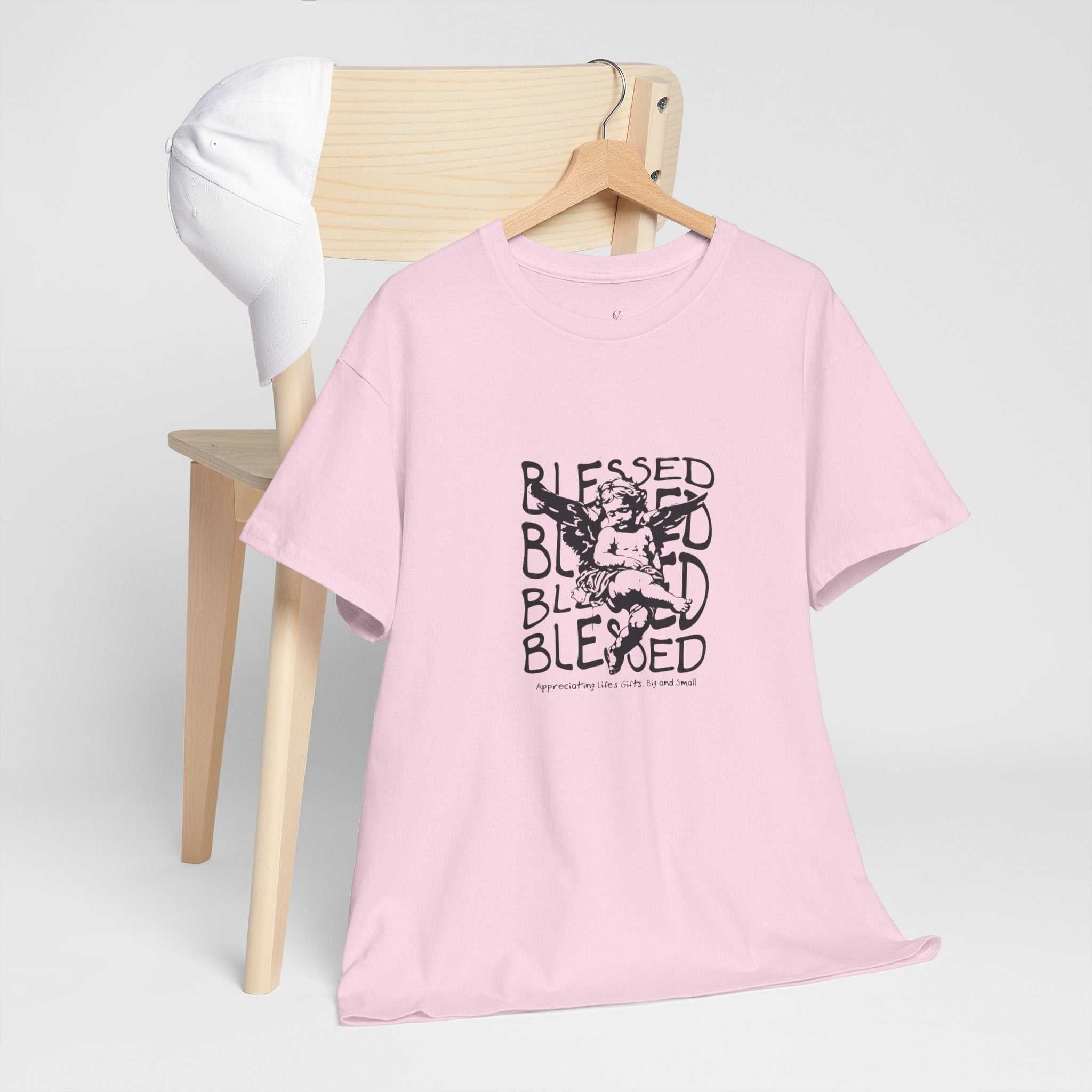 Blessed Unisex Cotton Tee - Inspirational Graphic Tee for Everyday Wear