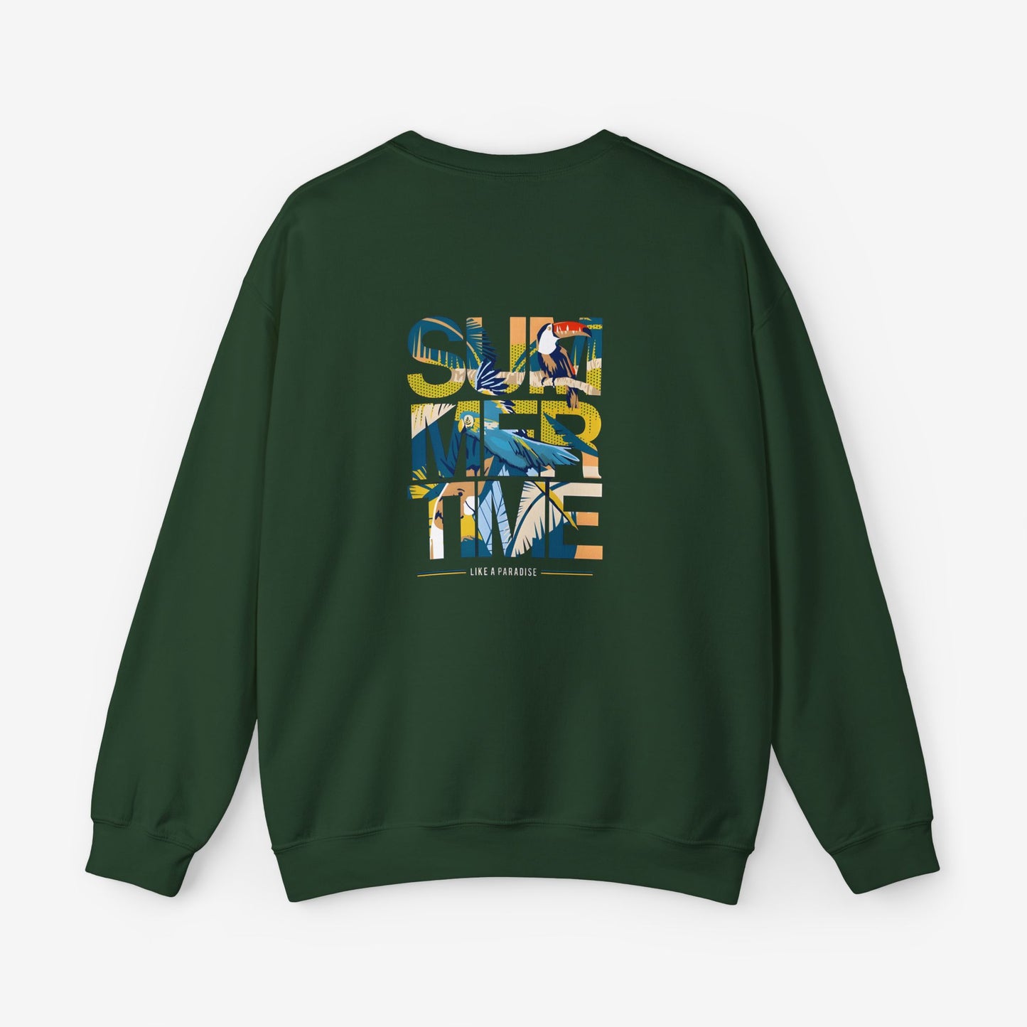 Summertime Vibe Unisex Heavy Crewneck Sweatshirt