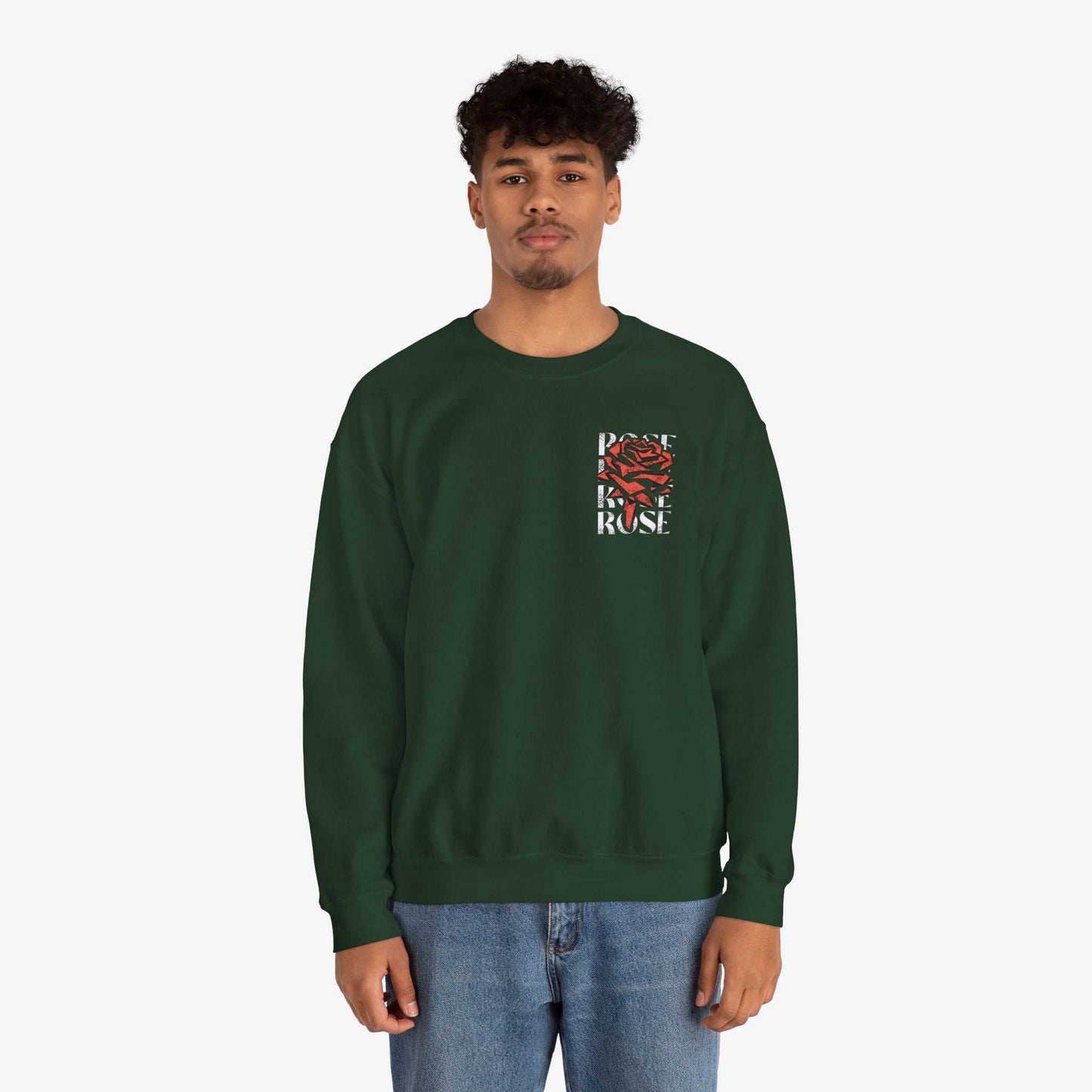 Rose Graphic Unisex Crewneck Sweatshirt