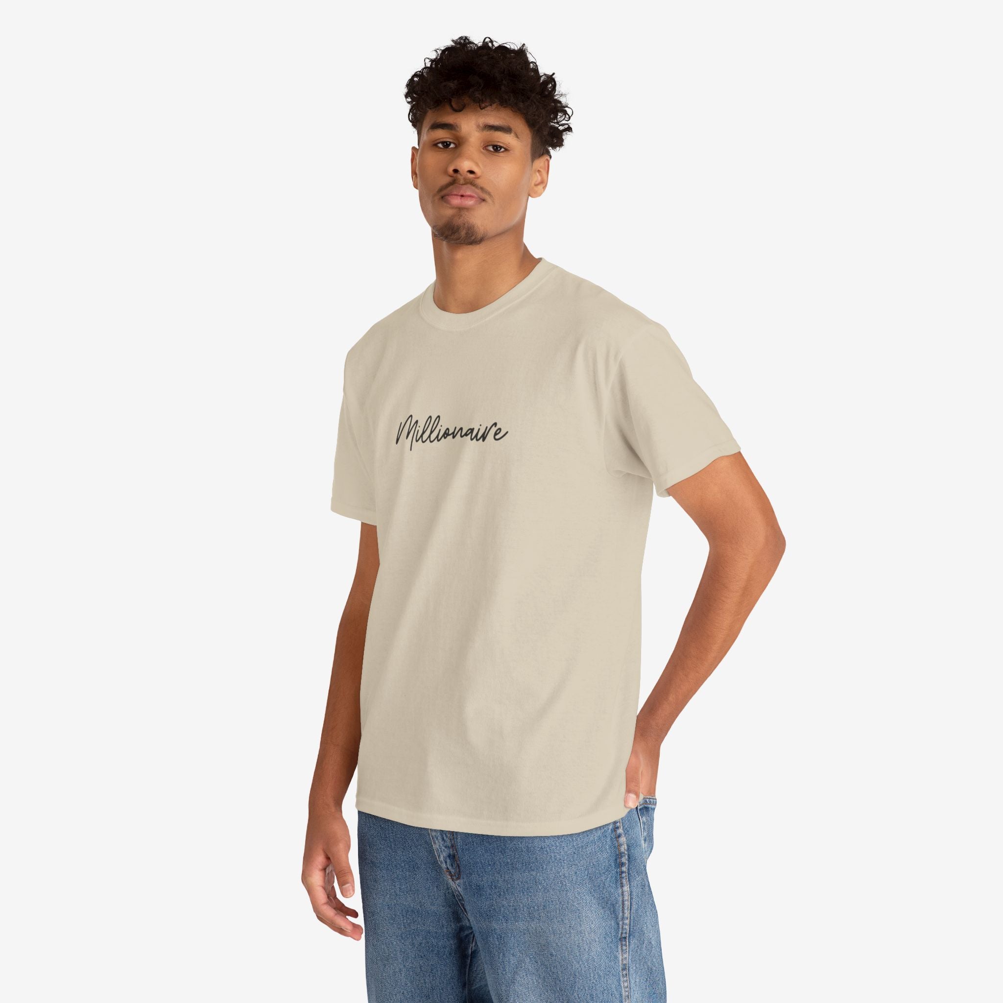 Inspirational Millionaire Unisex Heavy Cotton Tee