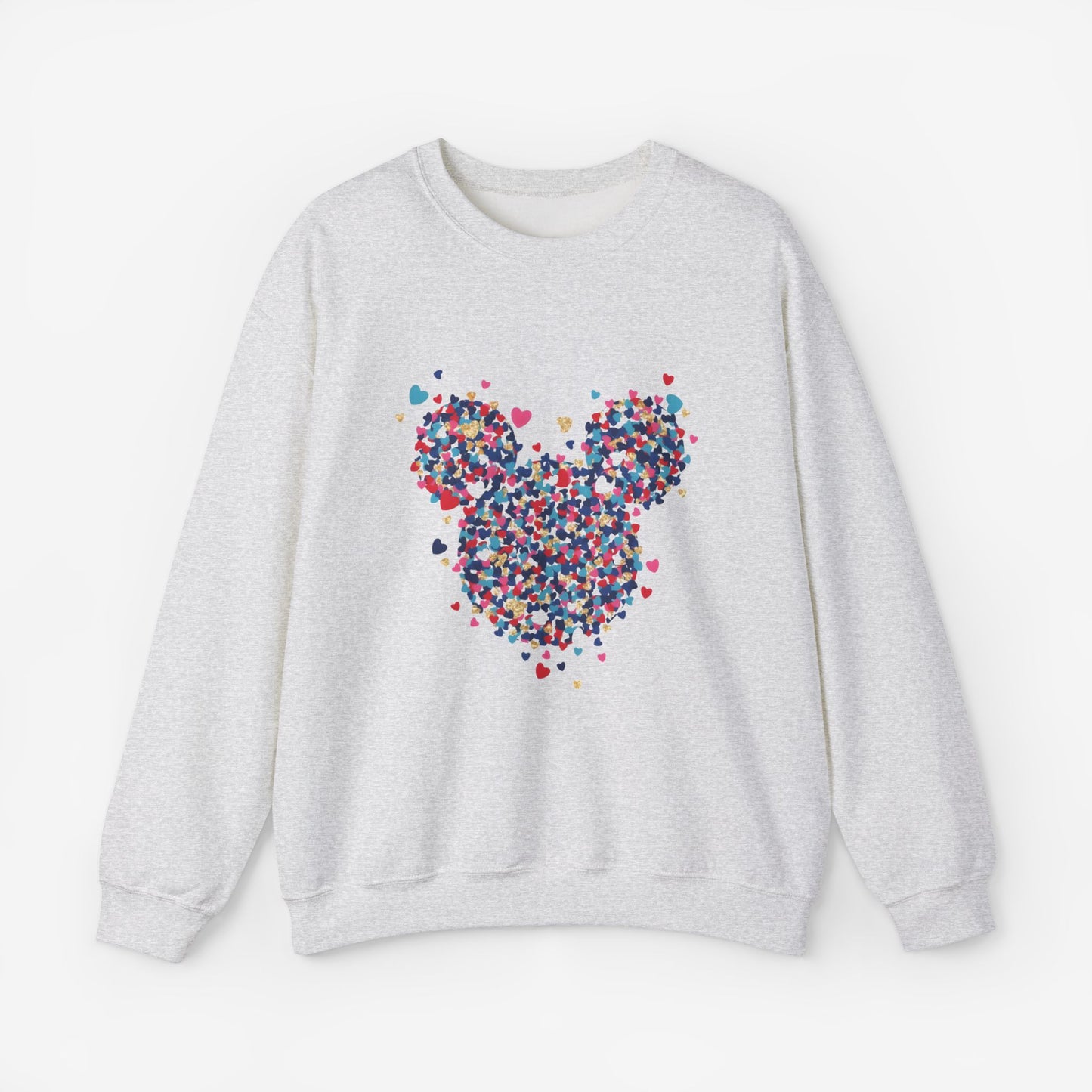 Sweatshirt Mickey Mouse Art Design S Ash