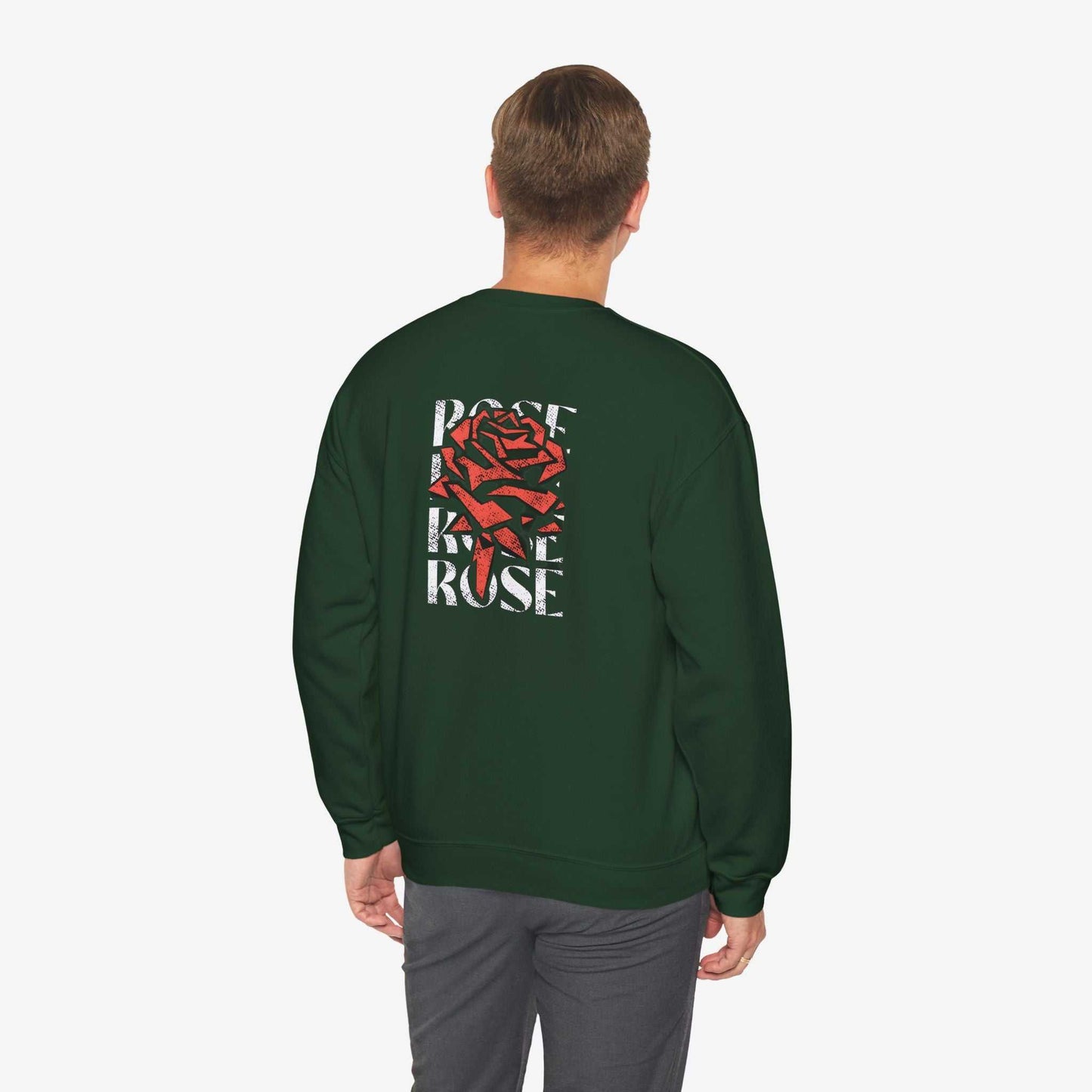 Rose Graphic Unisex Crewneck Sweatshirt