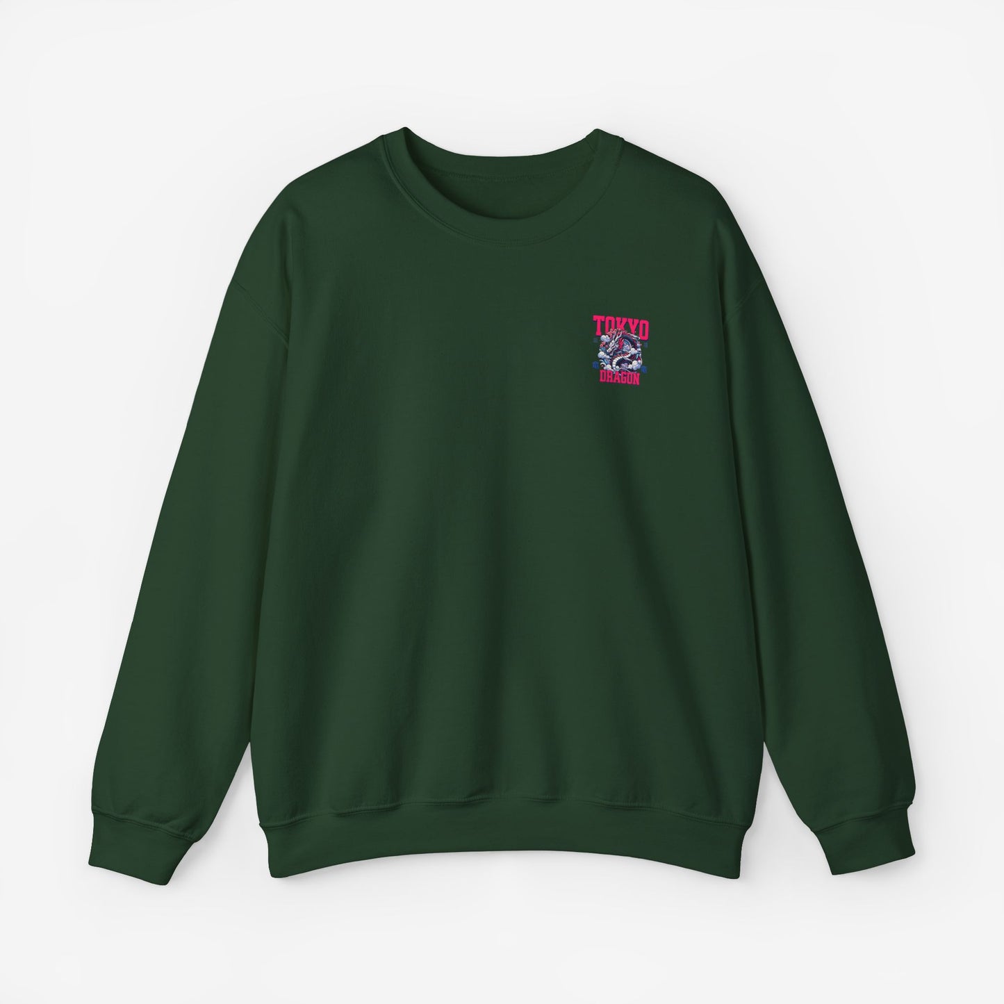 Sweatshirt Tokyo Dragon Graphic S Forest Green