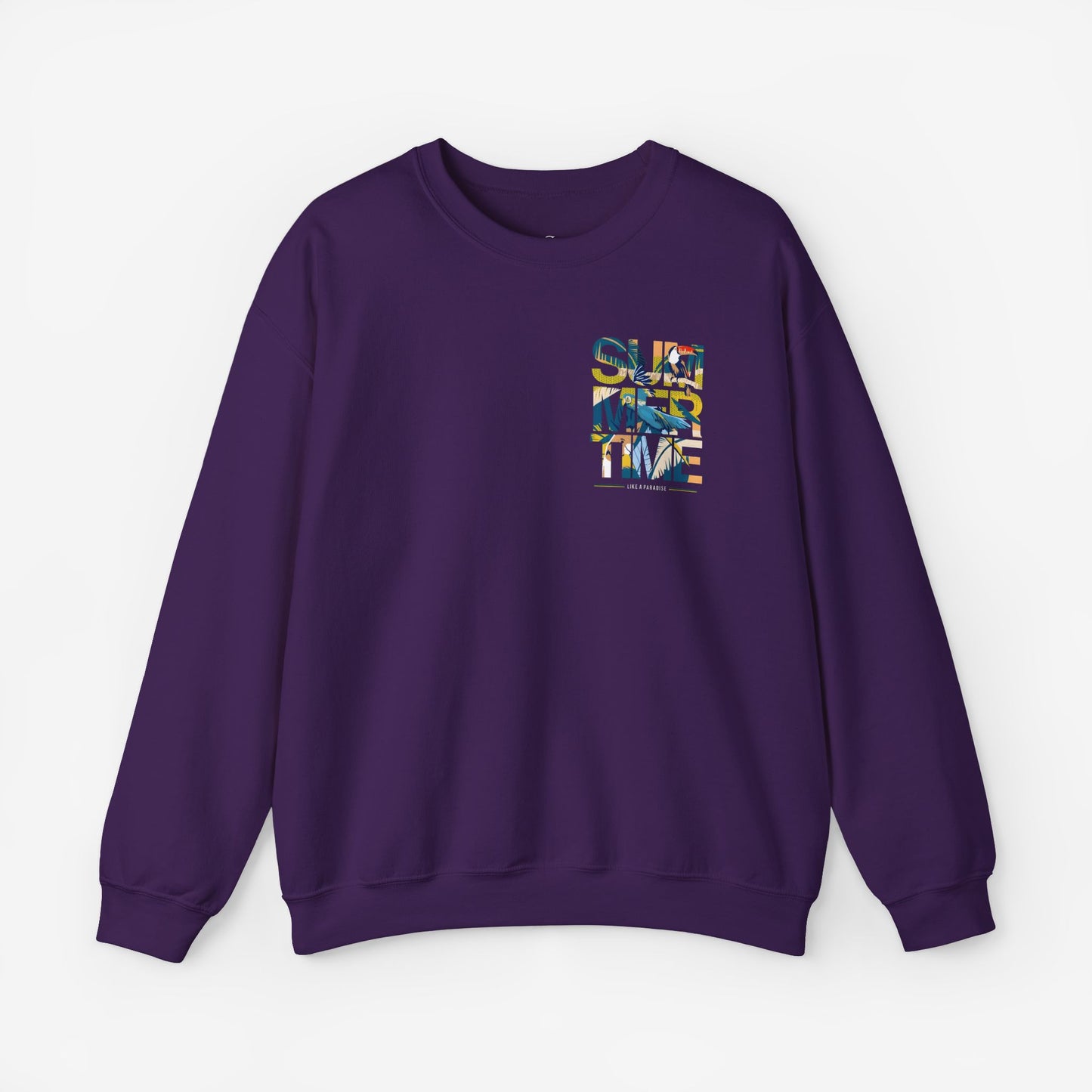 Summertime Vibe Unisex Heavy Crewneck Sweatshirt