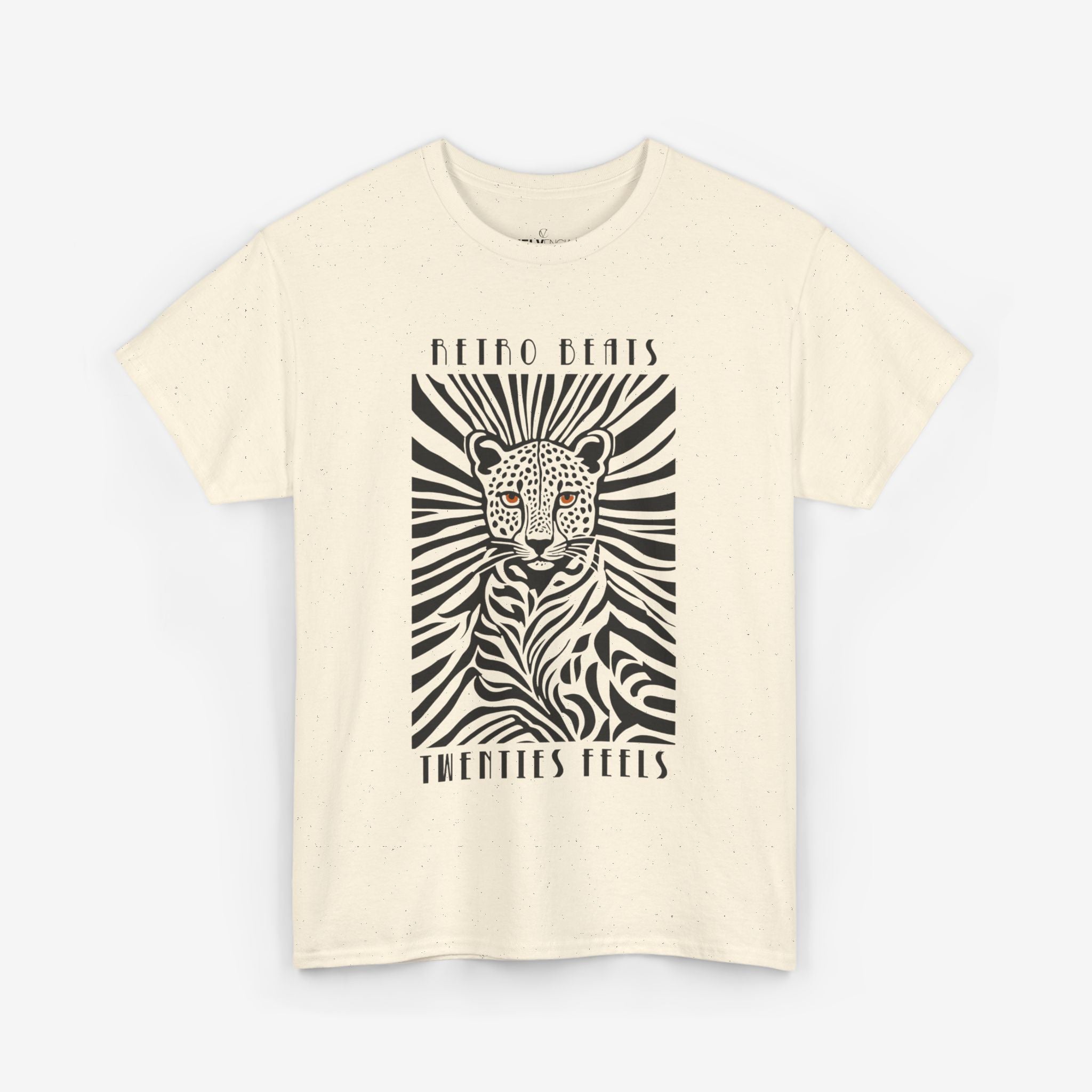 Retro Beats Cotton Tee - Twenties Feels T-Shirt