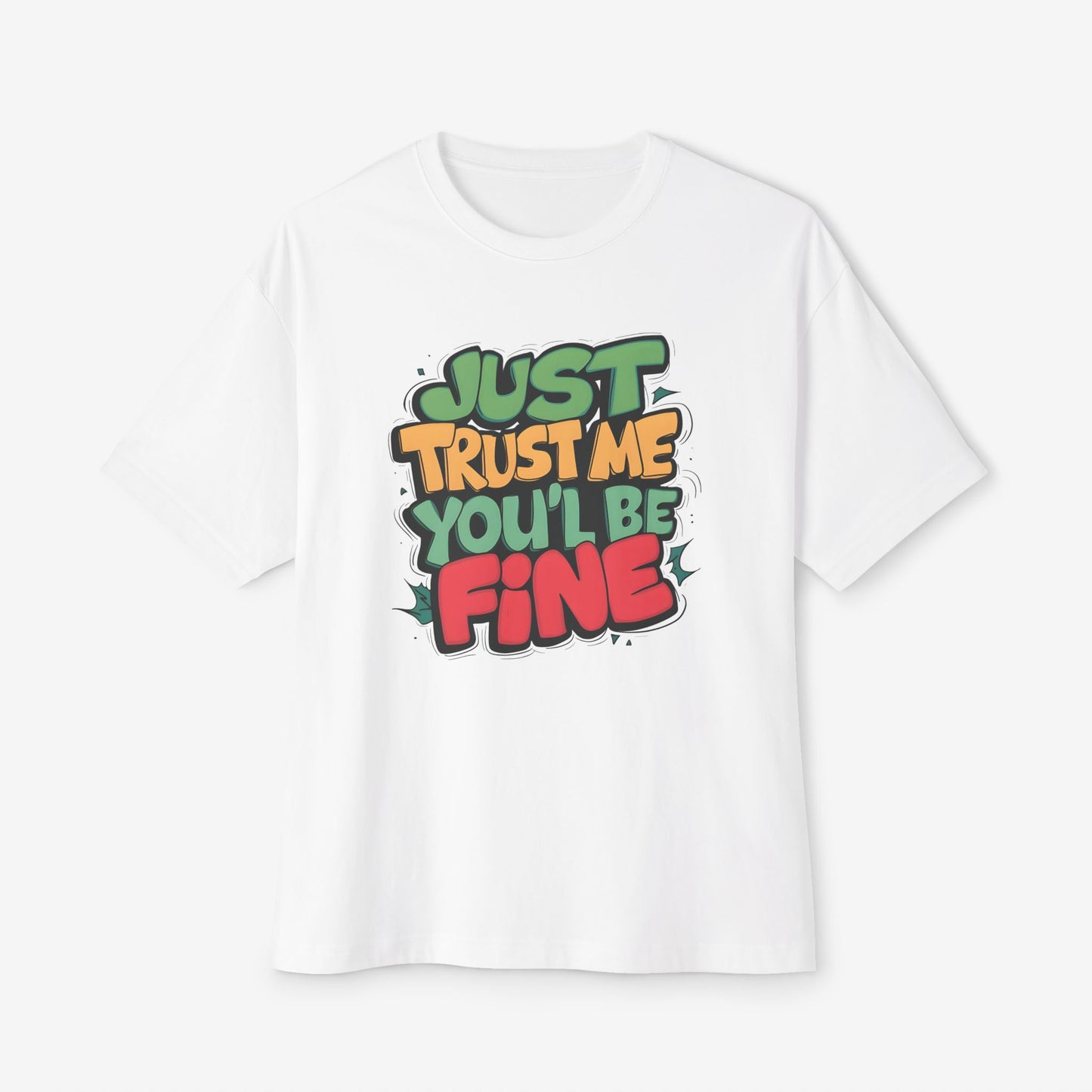 Trust me Oversized Tshirt White XS