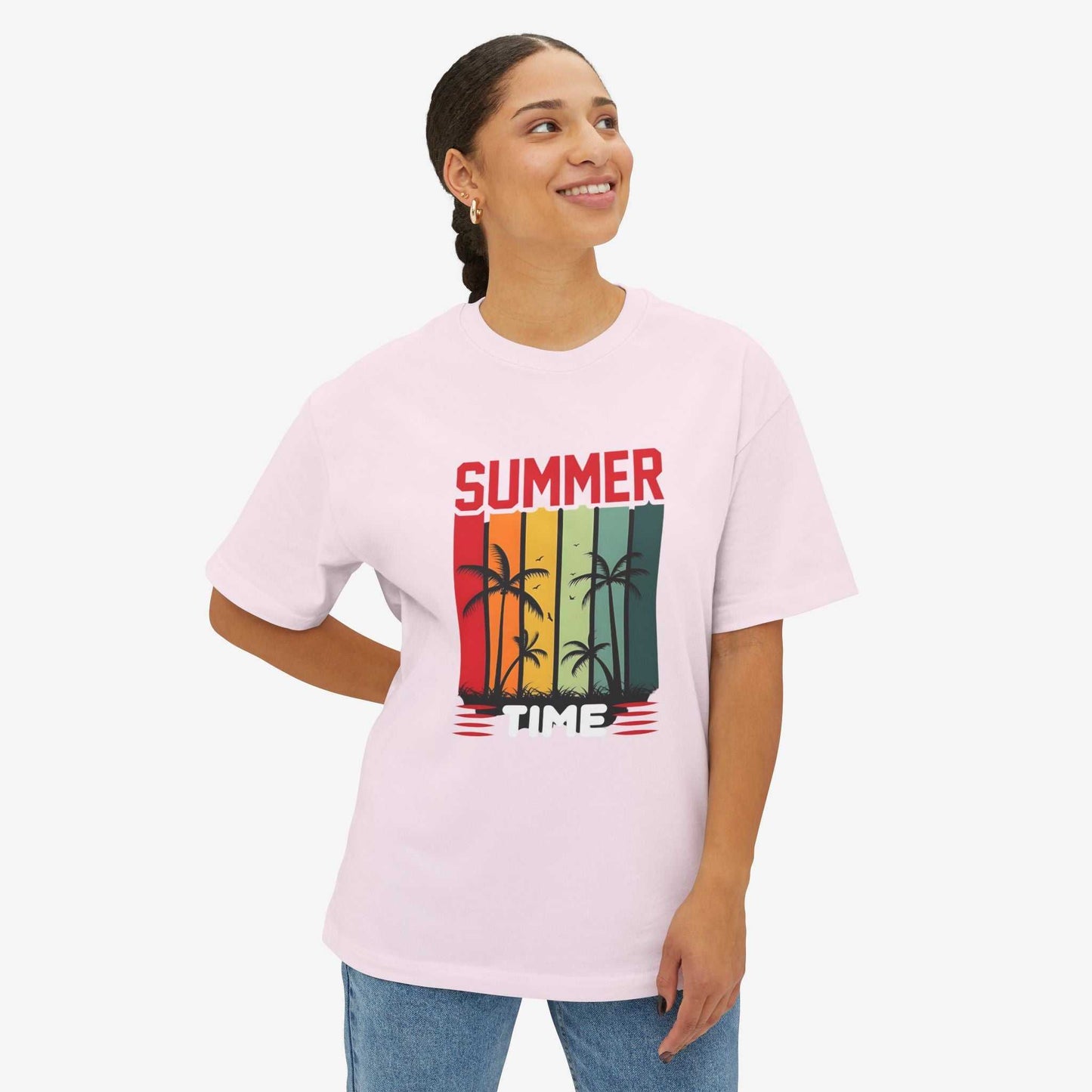 Summer Vibes Unisex Oversized Boxy Tee