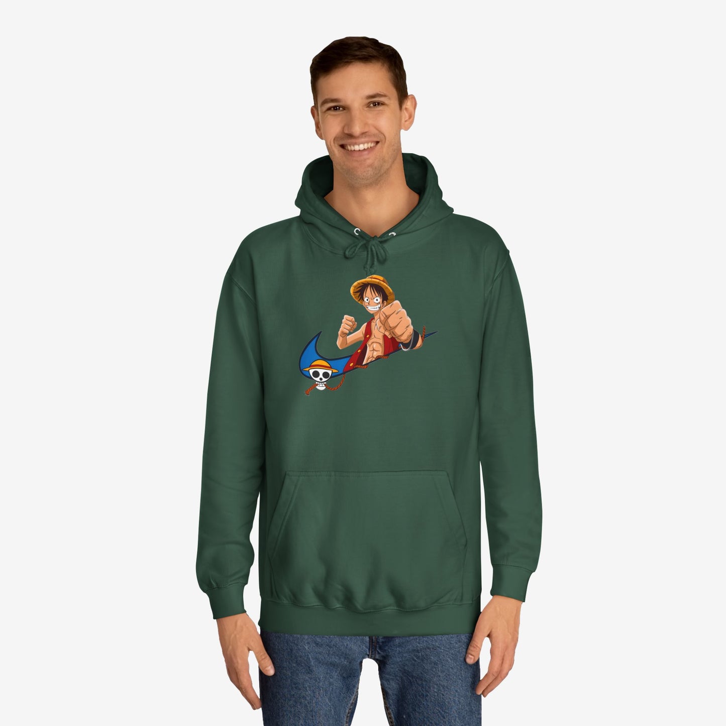 Nike Luffy Custom Hoodie Design