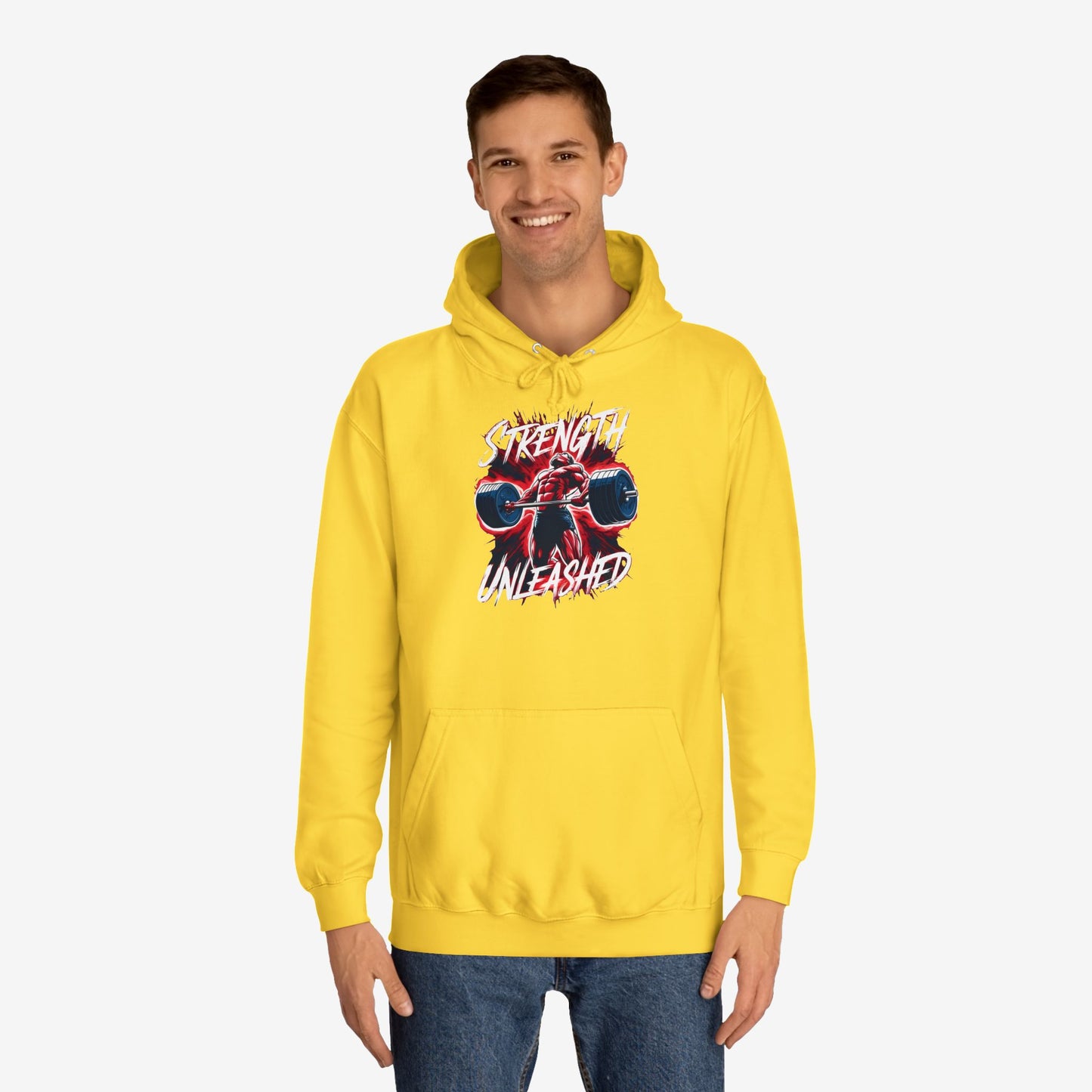 Strength Unleashed Custom Hoodie Design