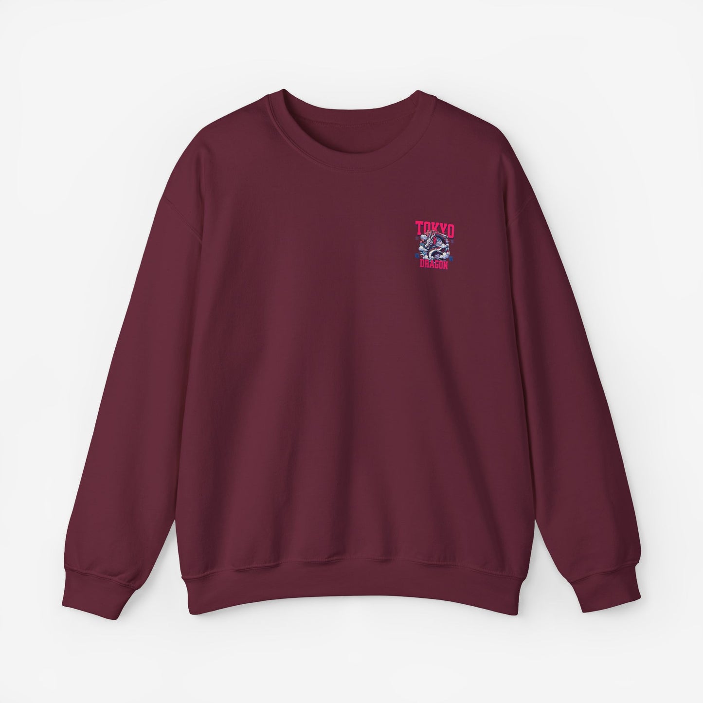 Sweatshirt Tokyo Dragon Graphic S Maroon