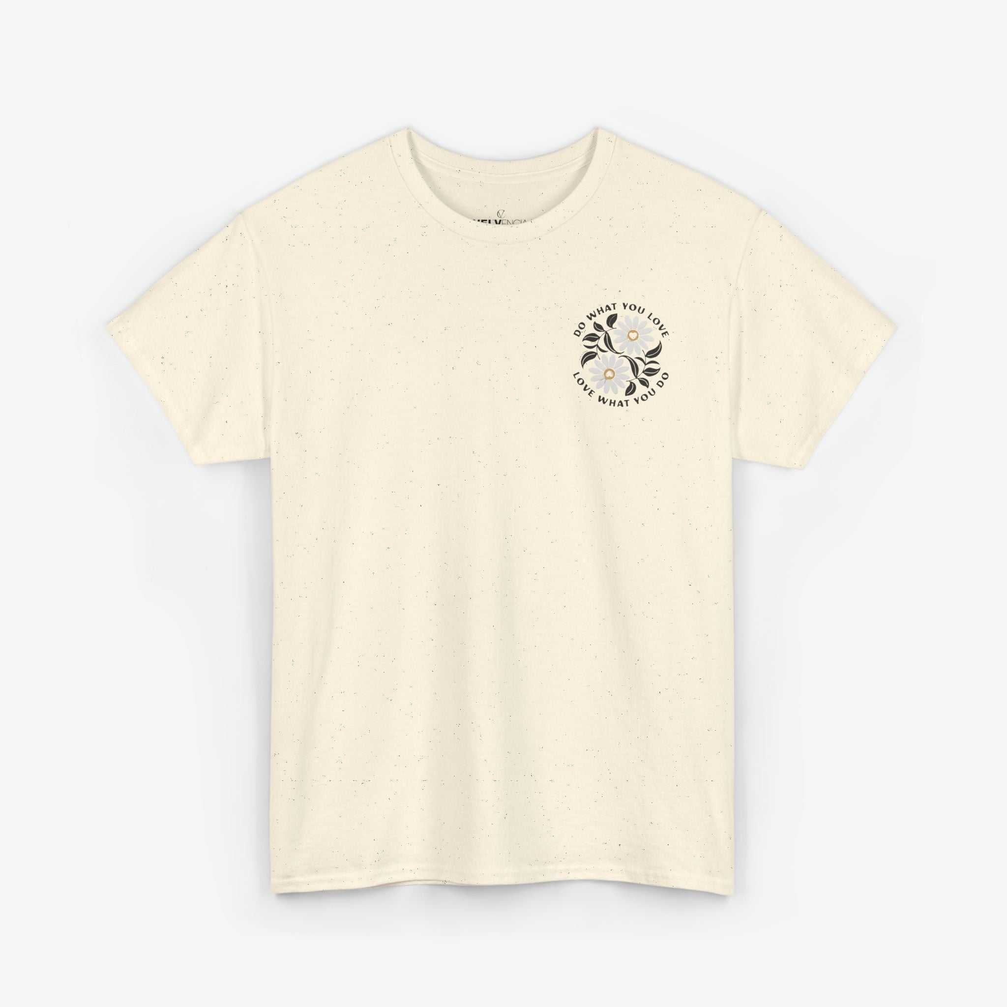 Motivational Unisex Heavy Cotton Tee - "Do What You Love, Love What You Do"