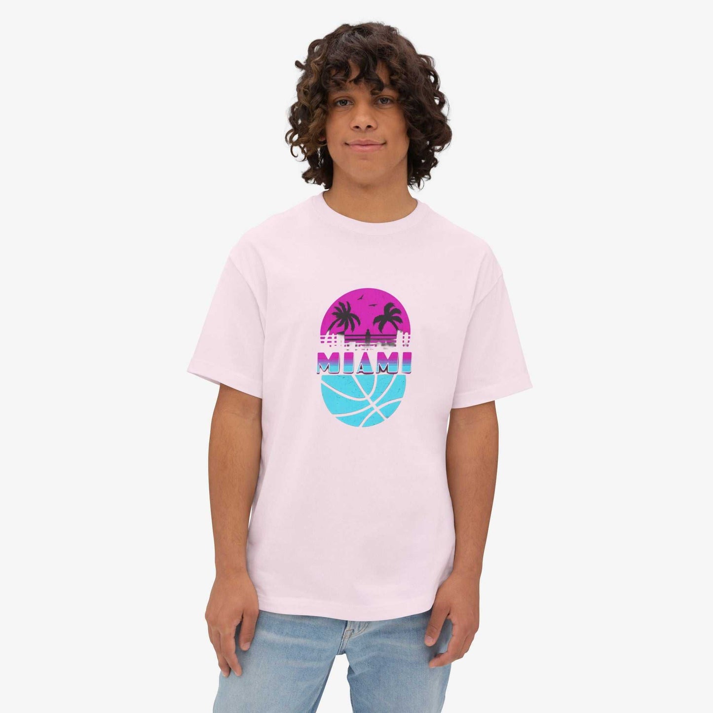 Miami Vibes Unisex Oversized Boxy Tee