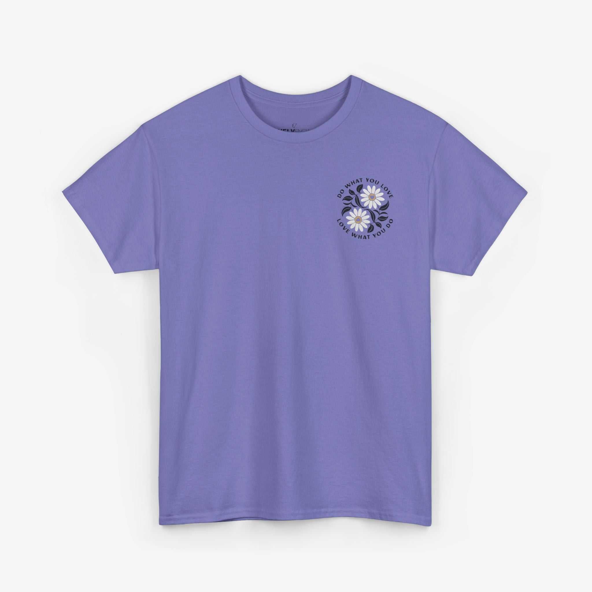 Motivational Unisex Heavy Cotton Tee - "Do What You Love, Love What You Do"