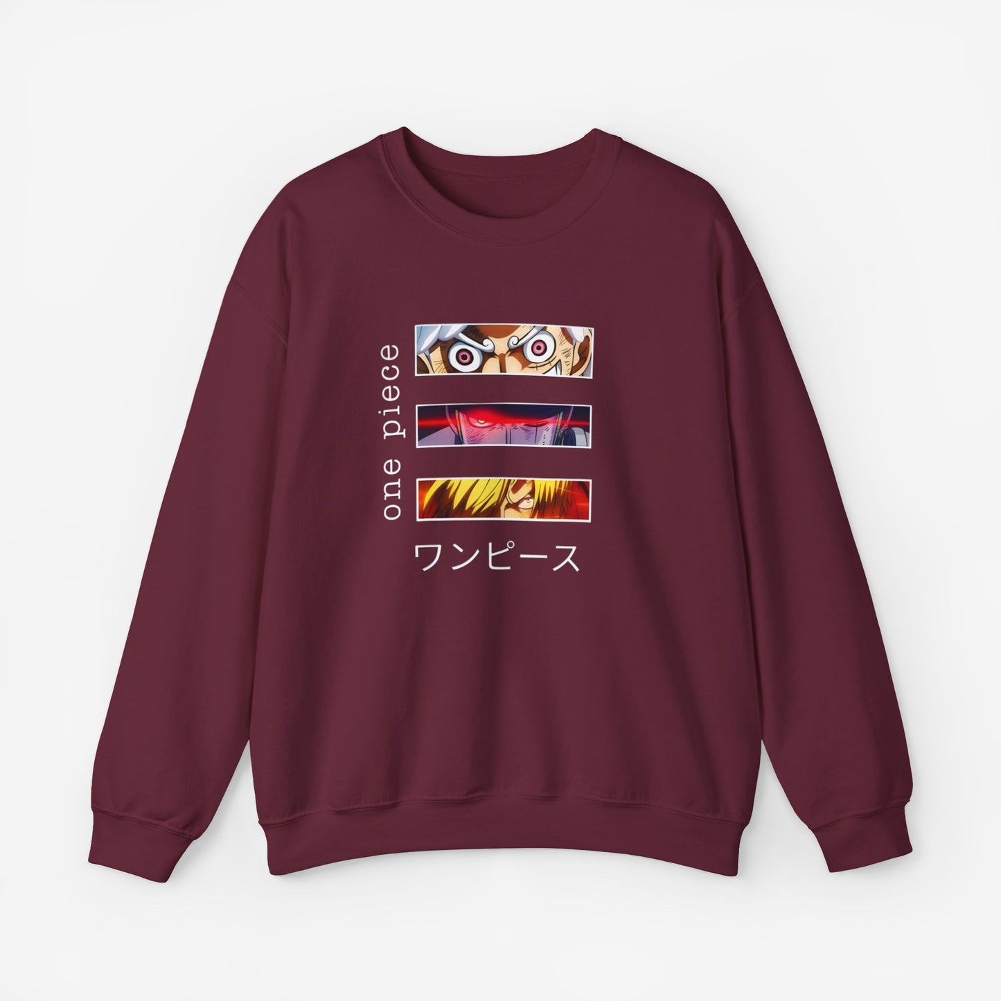 Unisex Anime Sweatshirt S Maroon