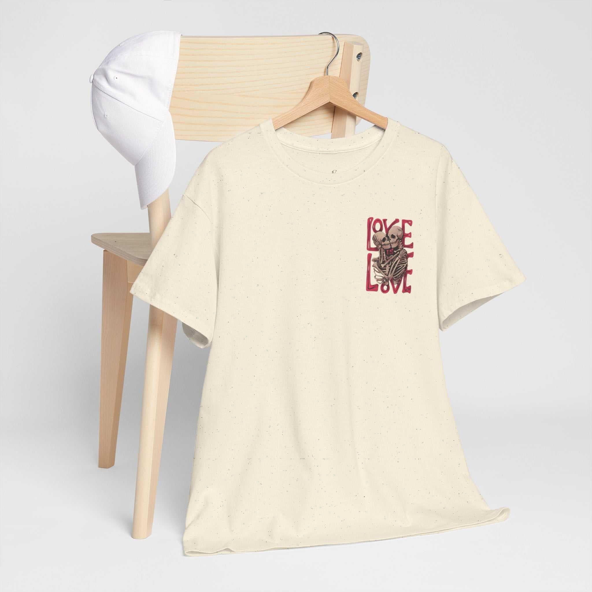 Skeleton Love Unisex Heavy Cotton Tee - Embrace Diversity and Celebrate Love