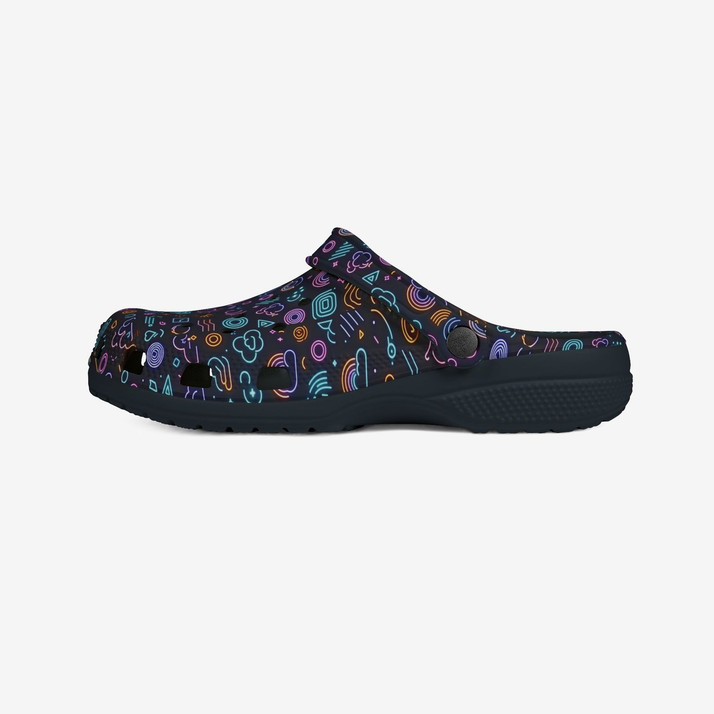 Neon Emojis Men's Clogs