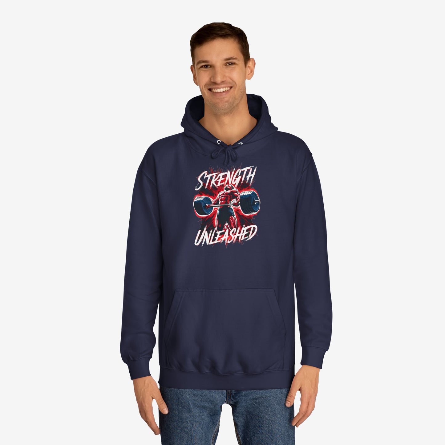 Strength Unleashed Custom Hoodie Design