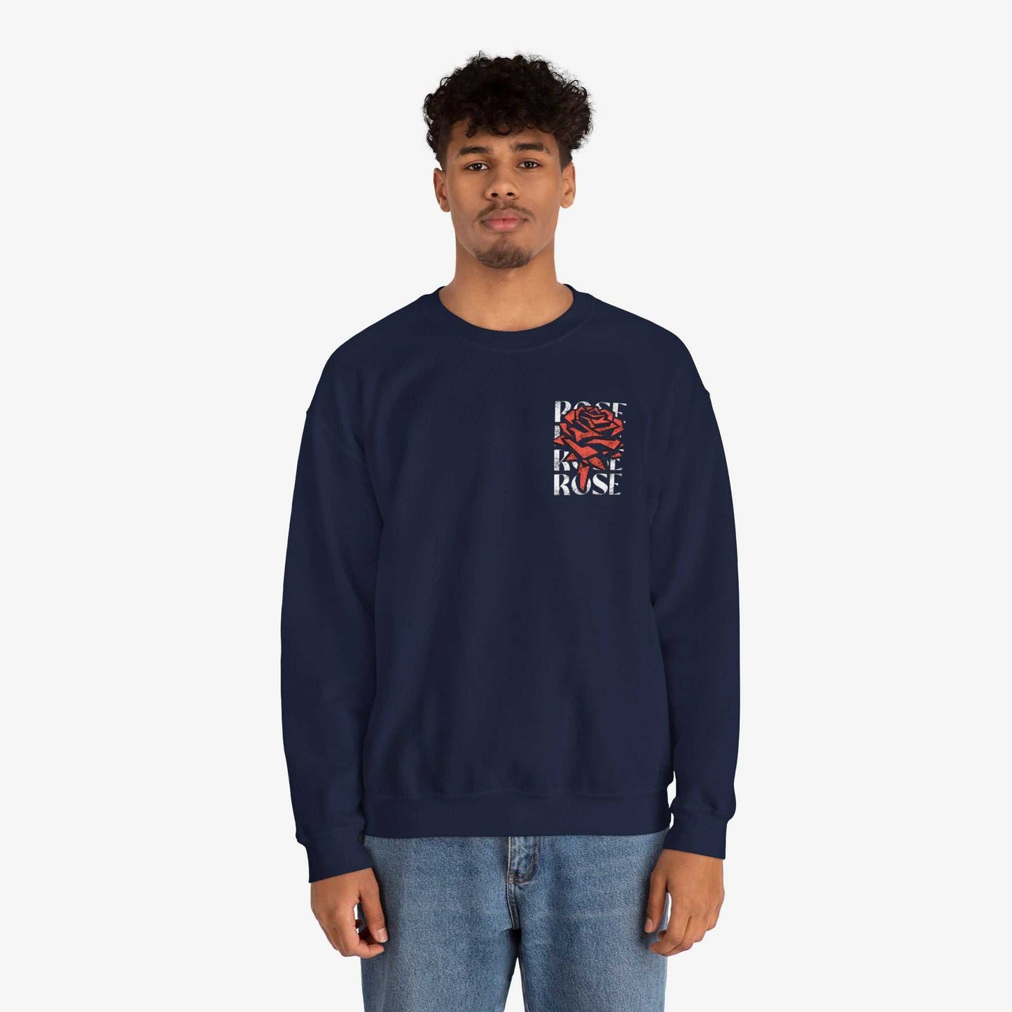 Rose Graphic Unisex Crewneck Sweatshirt