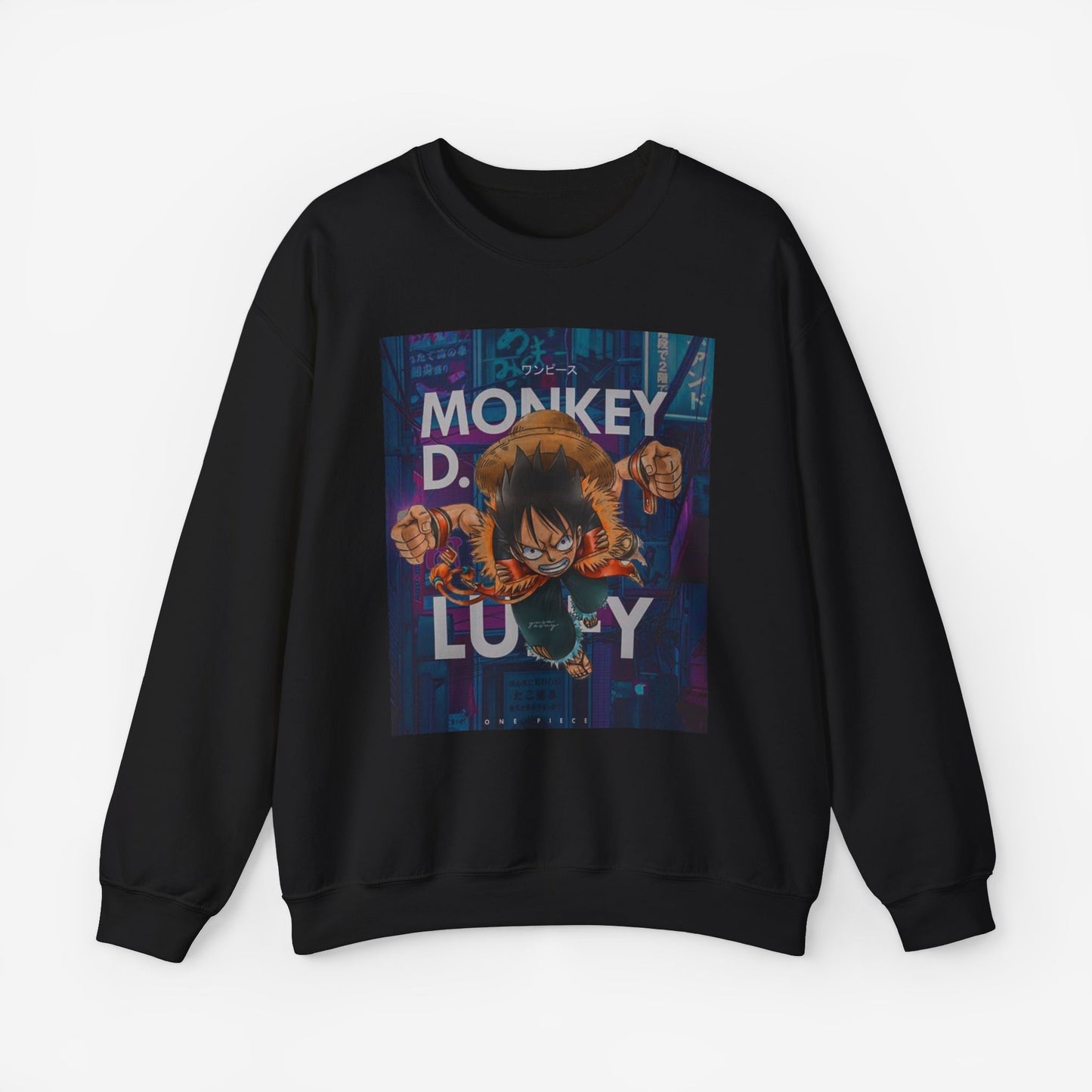 Luffy Sweatshirt S Black