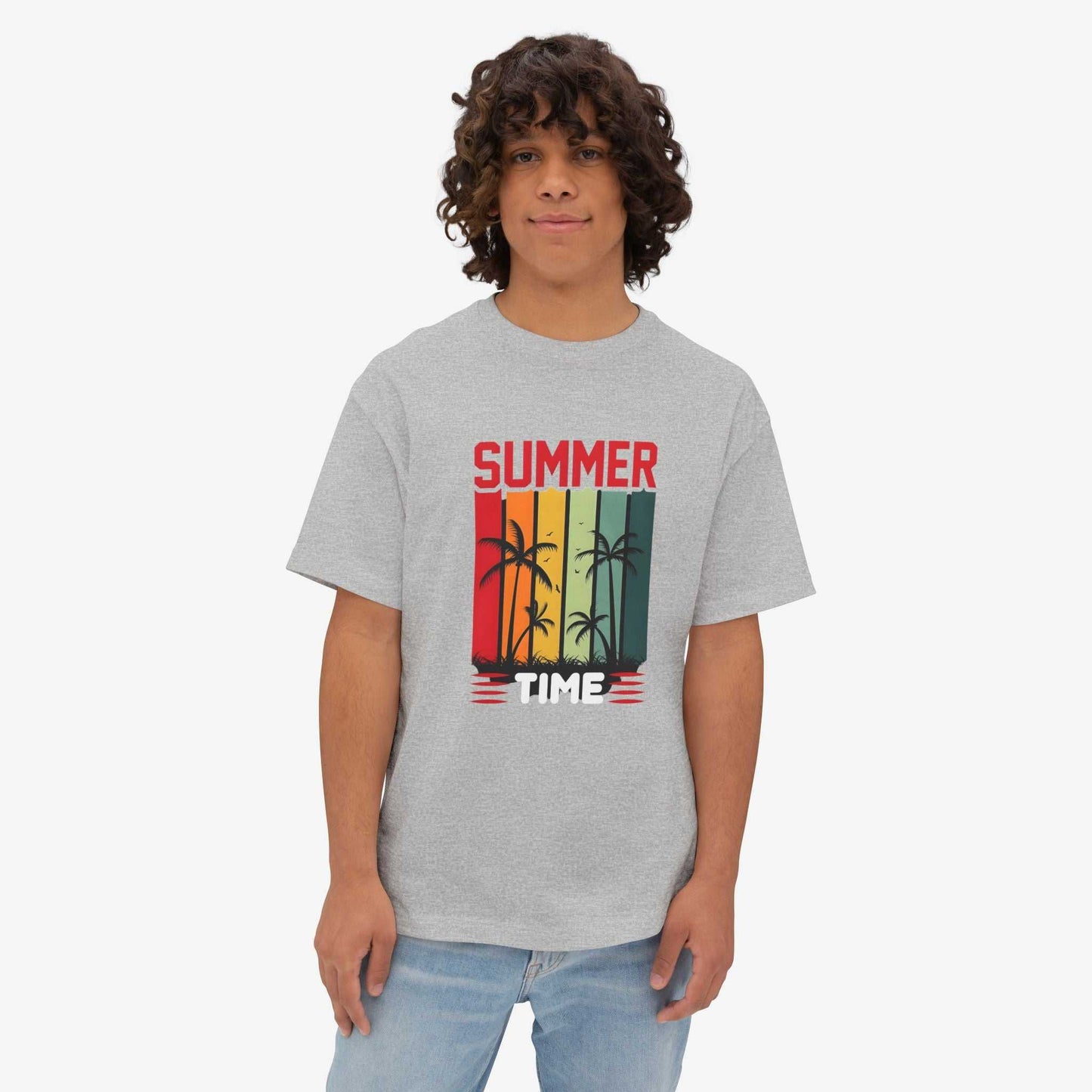 Summer Vibes Unisex Oversized Boxy Tee