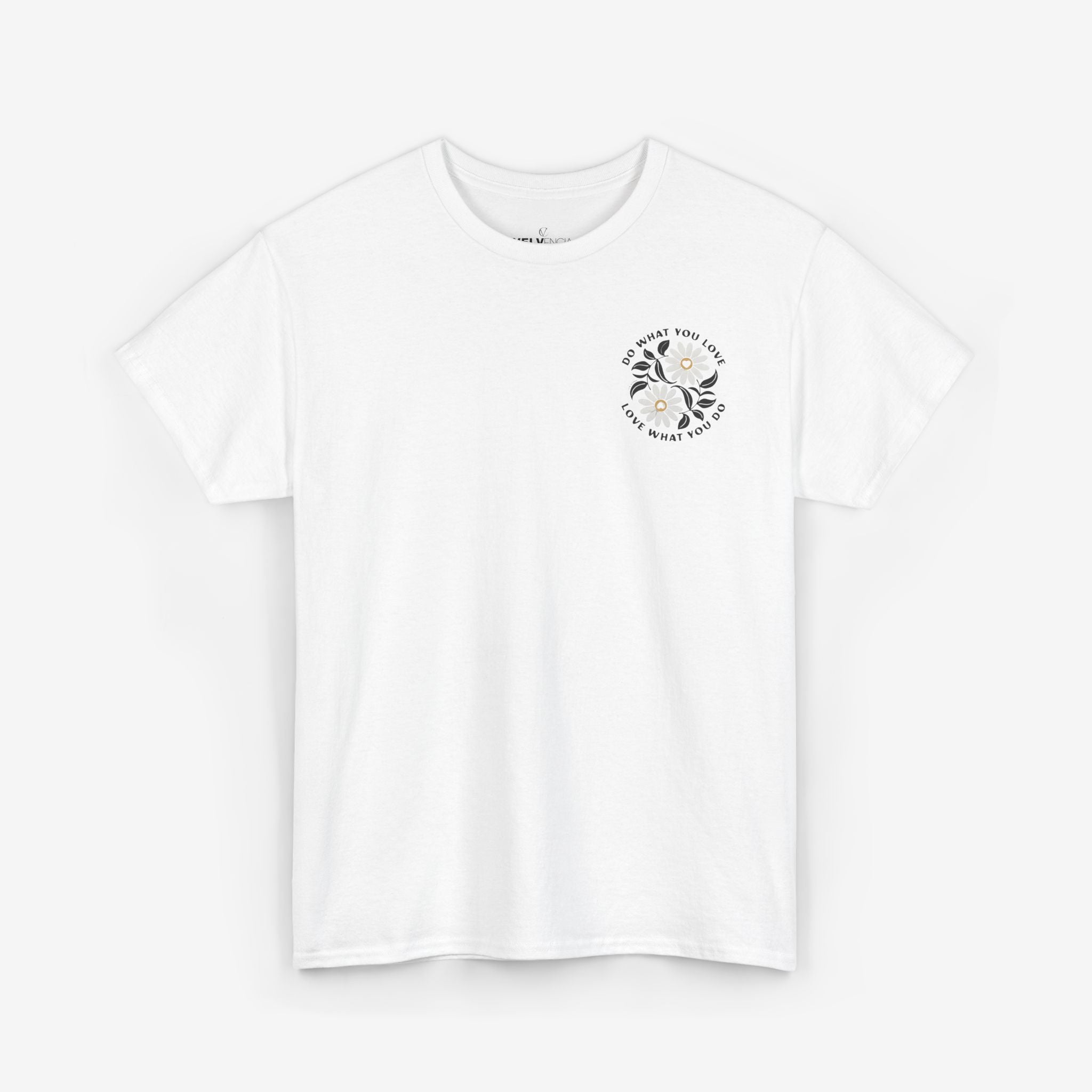 Motivational Unisex Heavy Cotton Tee - "Do What You Love, Love What You Do"