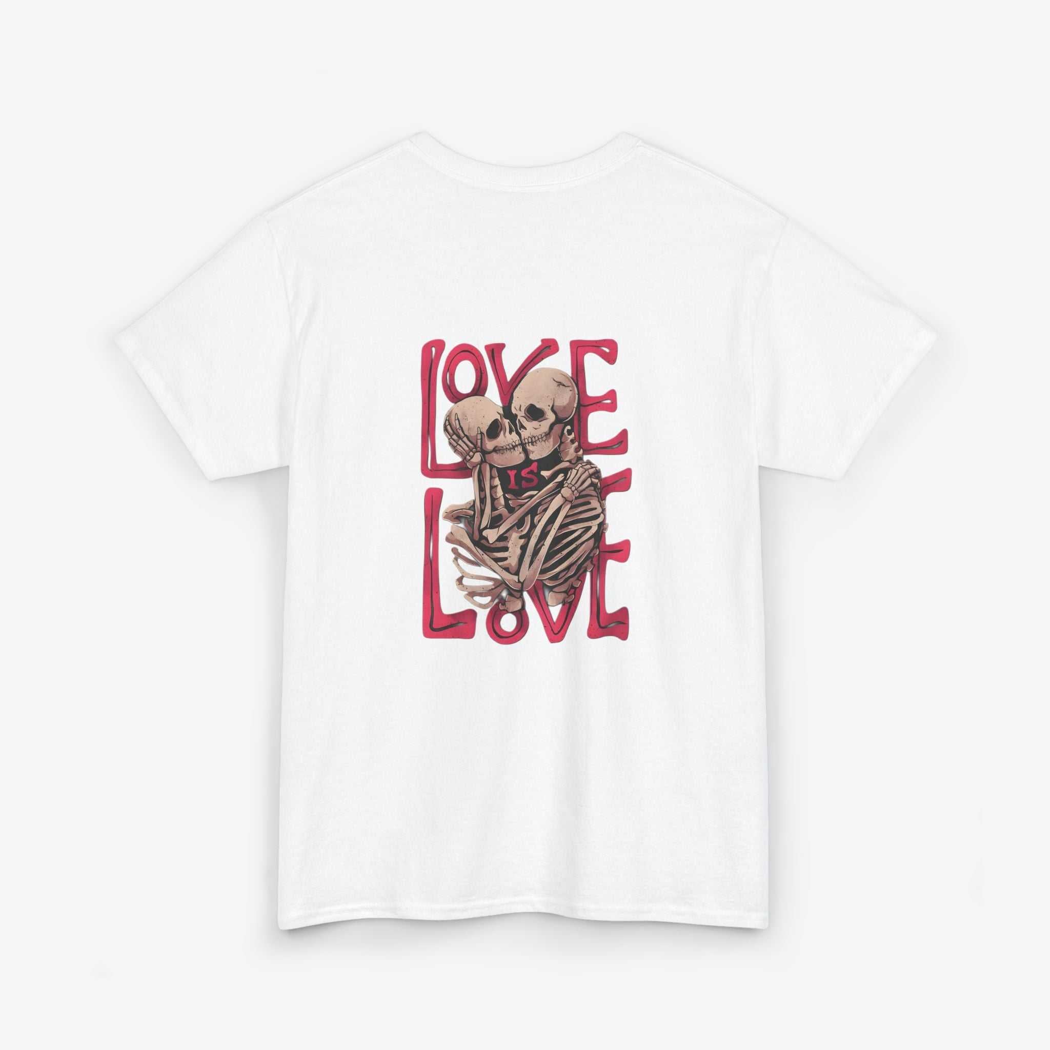 Skeleton Love Unisex Heavy Cotton Tee - Embrace Diversity and Celebrate Love