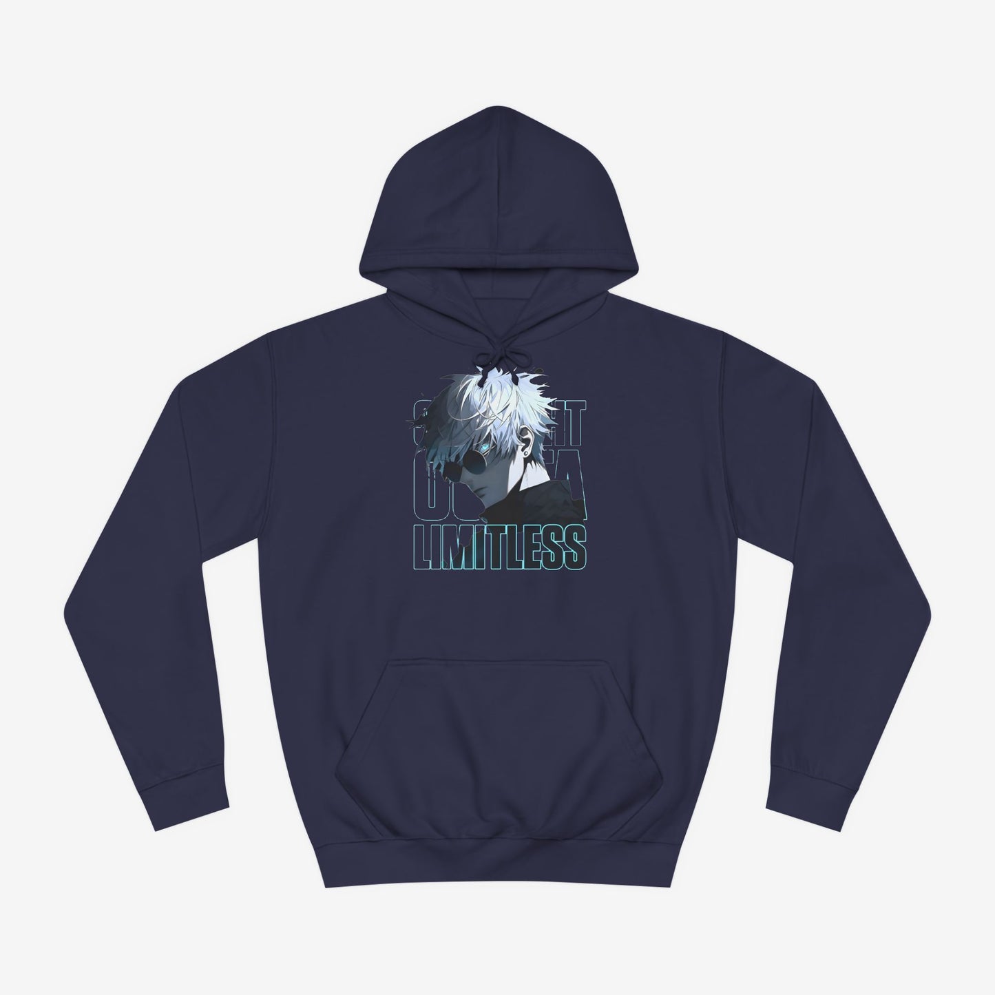Anime Graphic Hoodie Oxford Navy XS