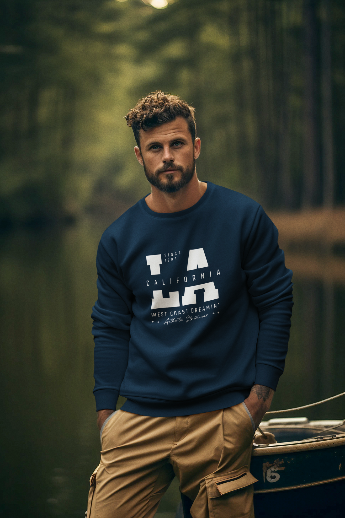 LA CALIFORNIA crewneck sweatshirt