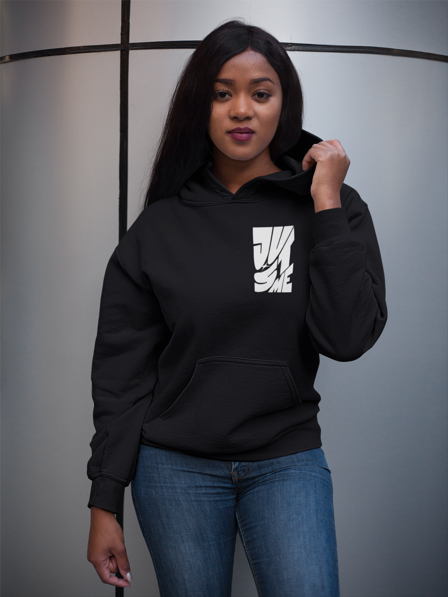 JUST ME Pullover Hoodie Sweatshirt