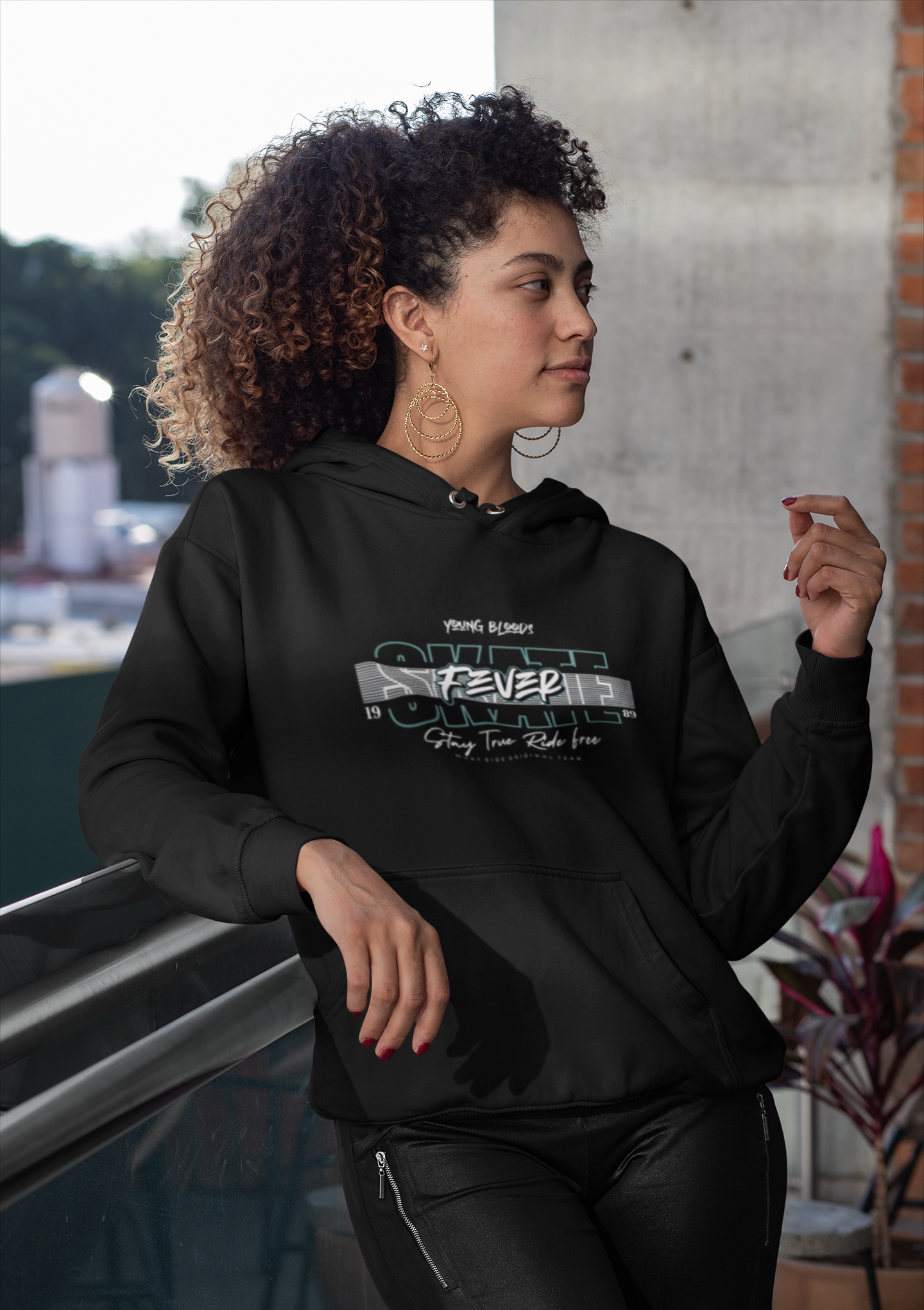 STAY TRUE RIDE FREE Hooded Sweatshirt