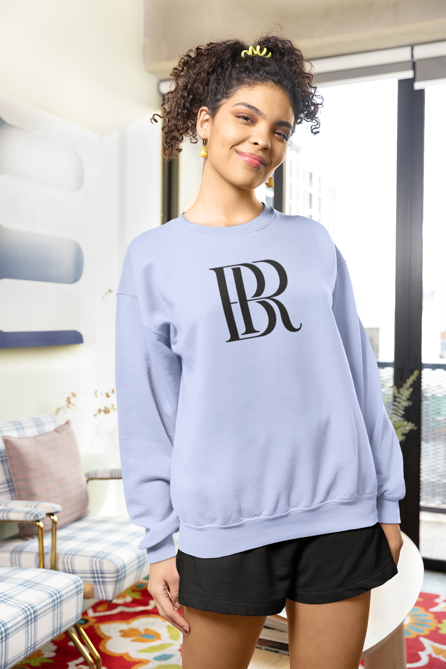 Unisex Crewneck Sweatshirt BR letter