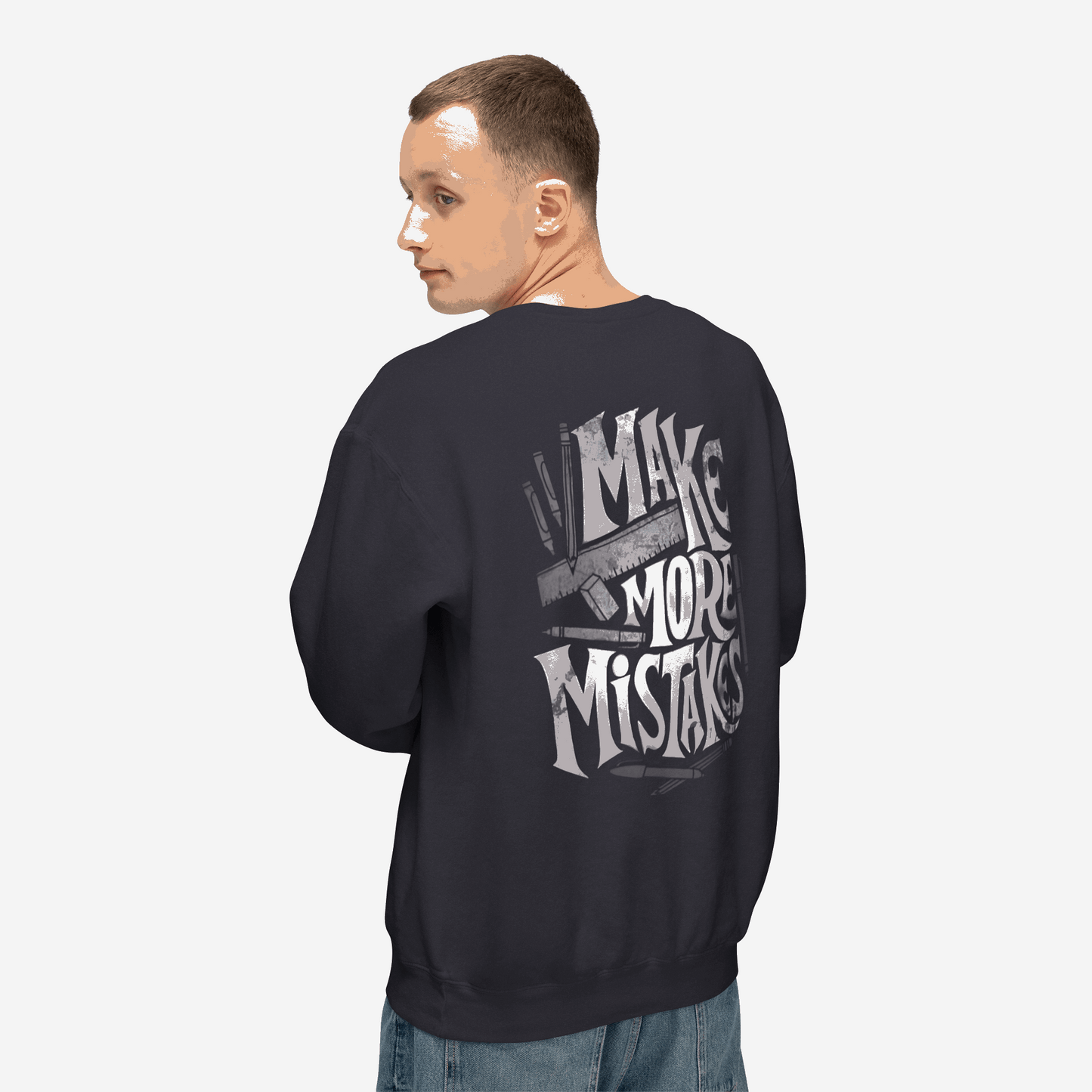 Rich Forever & Make More Mistakes Unisex Crewneck Sweatshirt