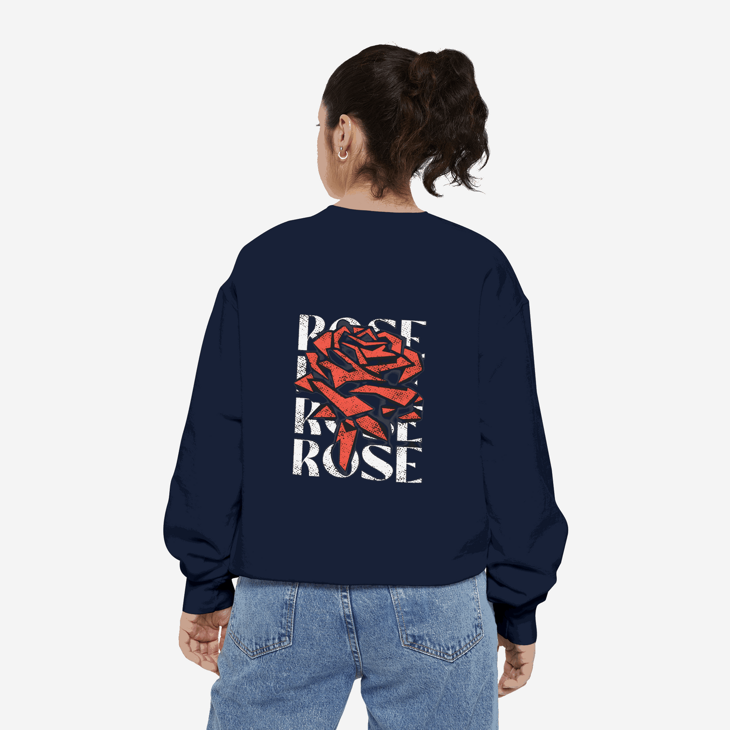 Rose Graphic Unisex Crewneck Sweatshirt