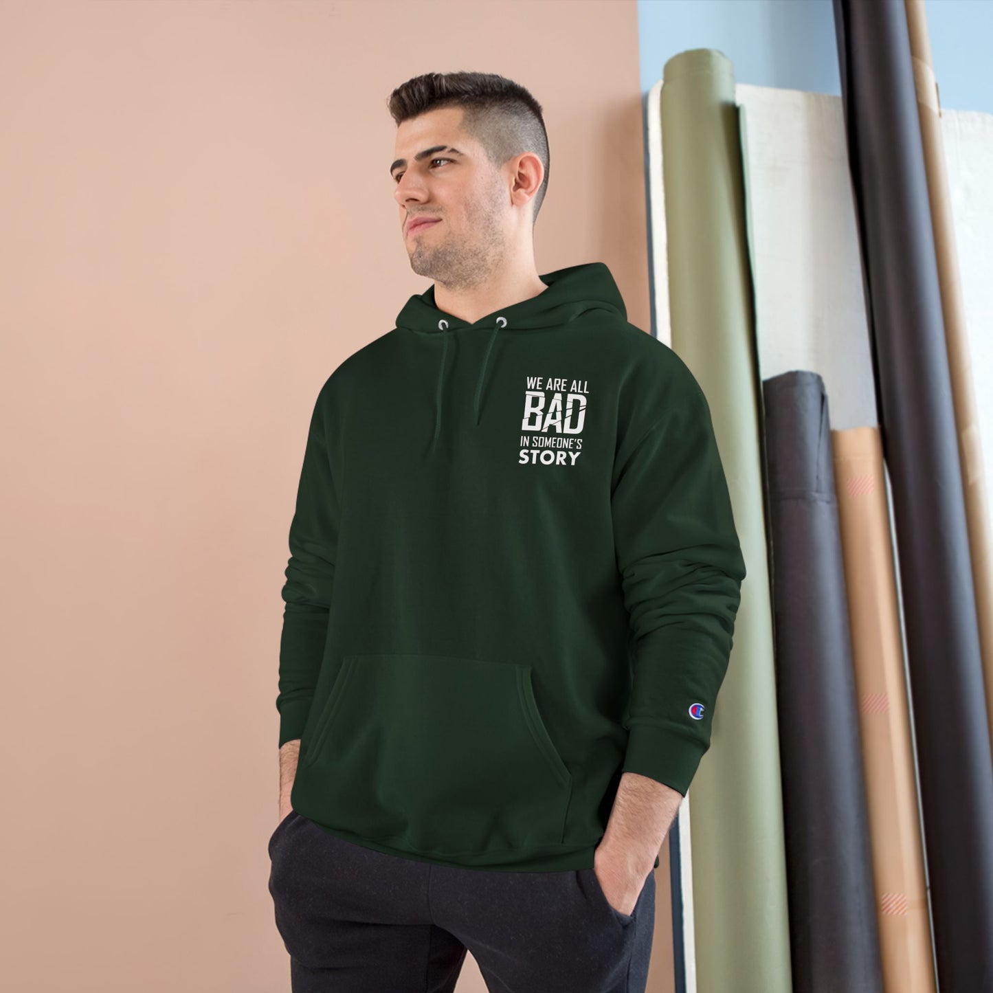 Unisex Heavy Blend Hooded Sweatshirt - "We Are All Bad in Someone's Story"